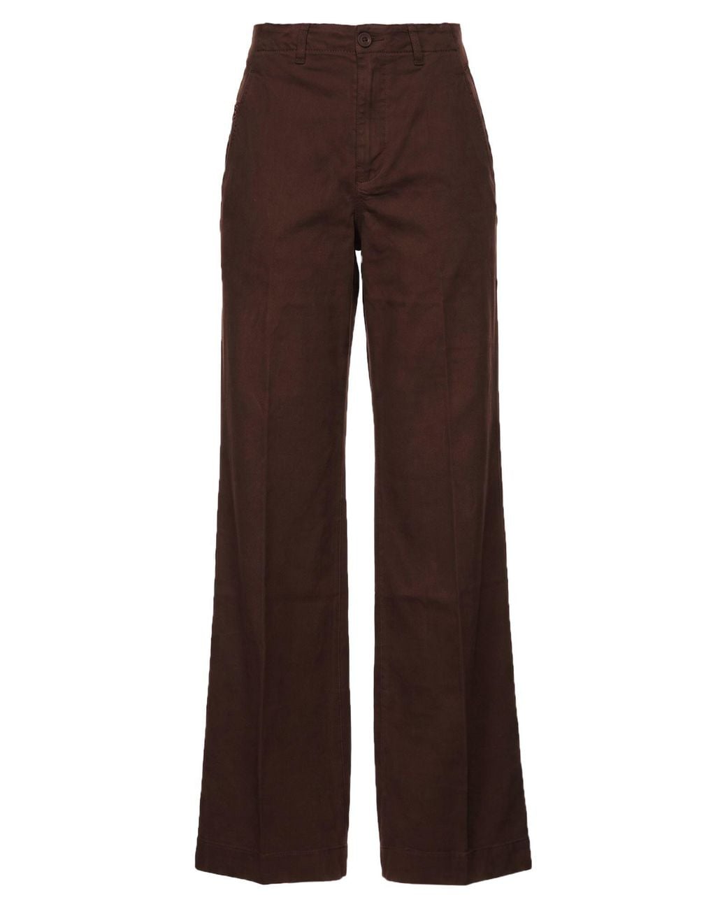 European Culture Brown Chocolate Pants Cotton, Bamboo Fiber, Elastane