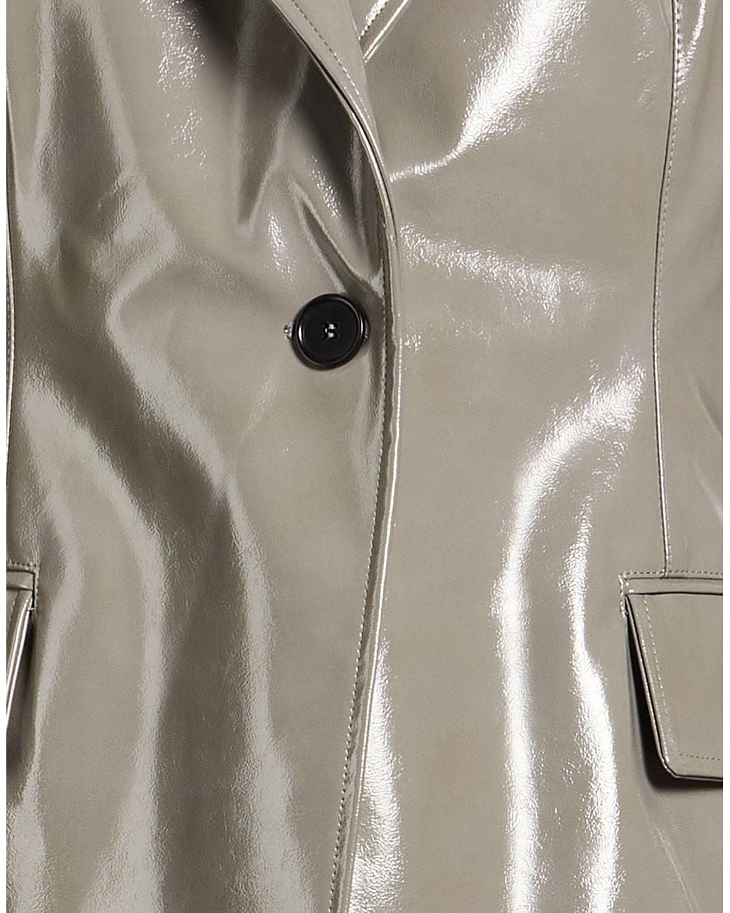 MSGM Brown Blazer Polyester