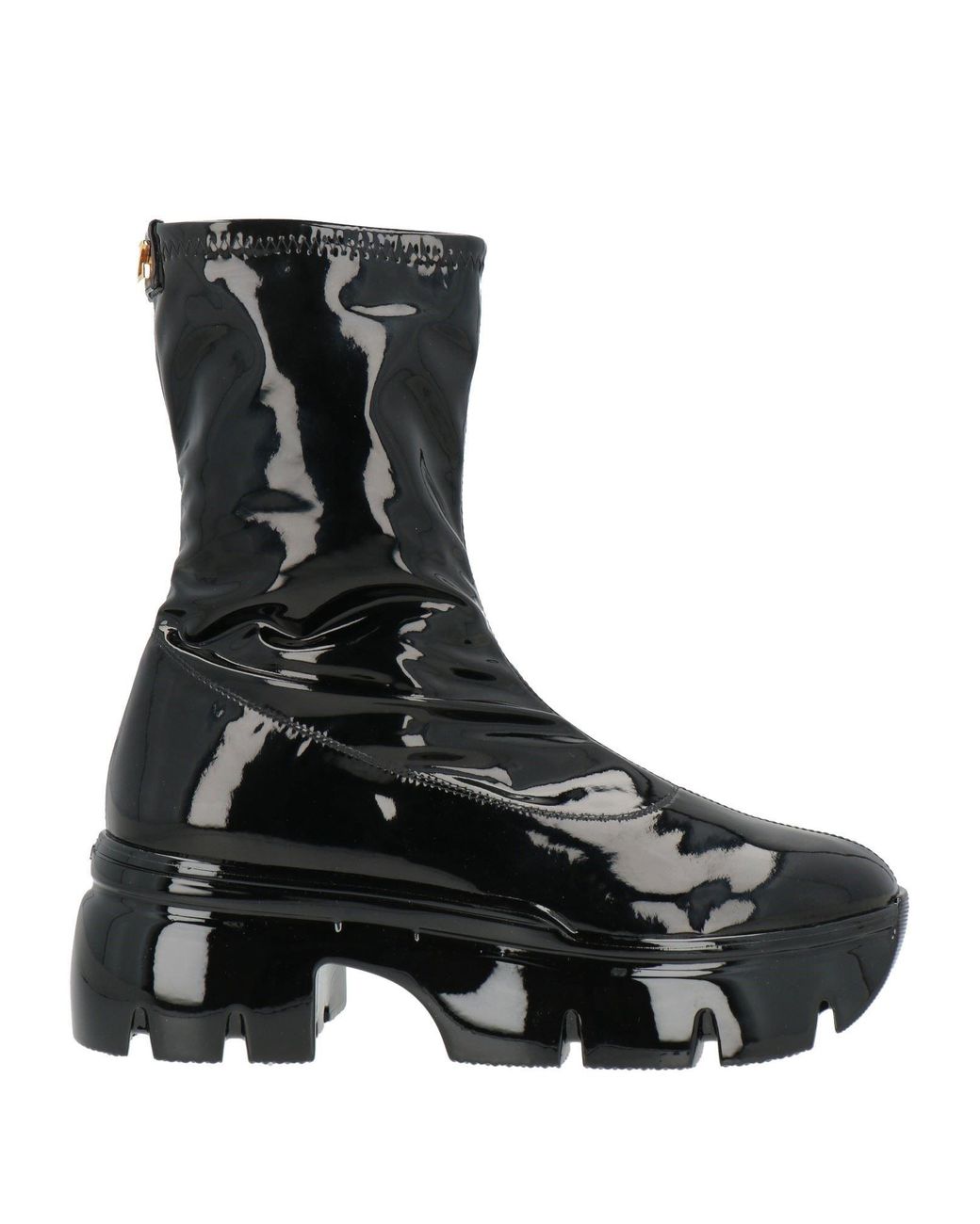 Giuseppe Zanotti Black Ankle Boots Textile Fibers