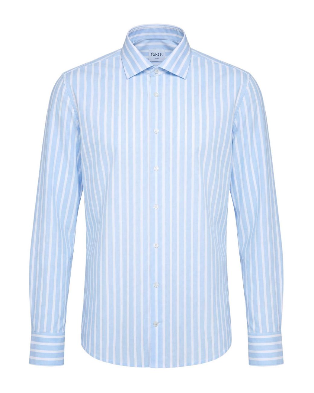 fakts Blue Shirt Polyamide, Elastane for men
