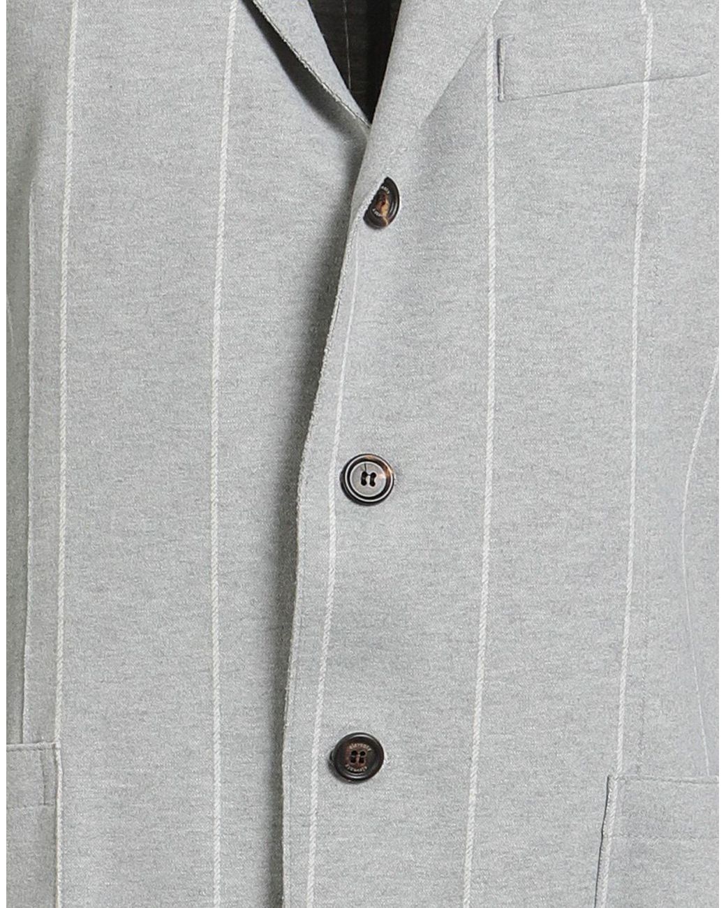 Eleventy Gray Blazer Polyester, Viscose, Polyamide, Elastane, Polyurethane for men