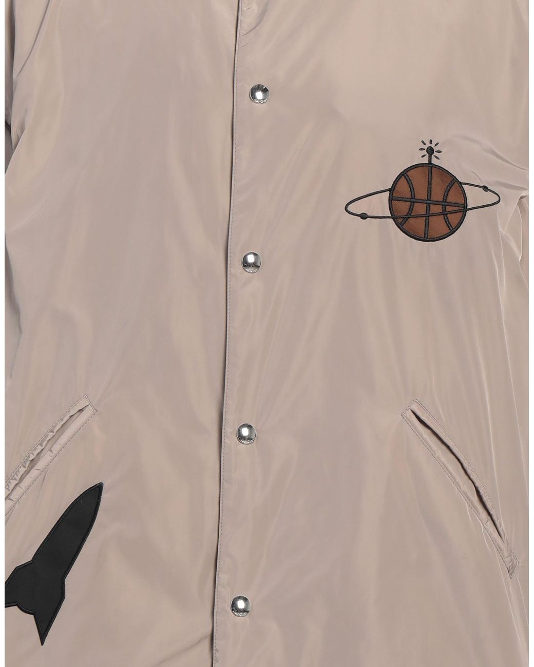 Just Don Brown Jacket Polyester for men