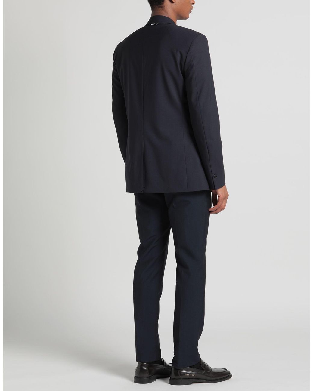 MSGM Blue Blazer Virgin Wool, Elastane for men