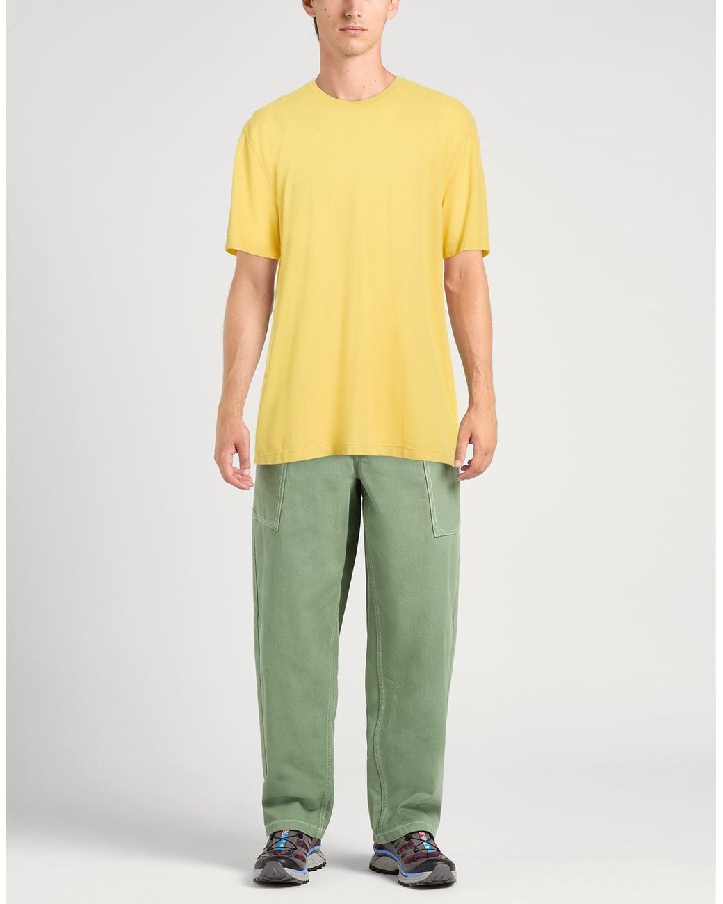 Zanone Yellow T-Shirt Cotton for men