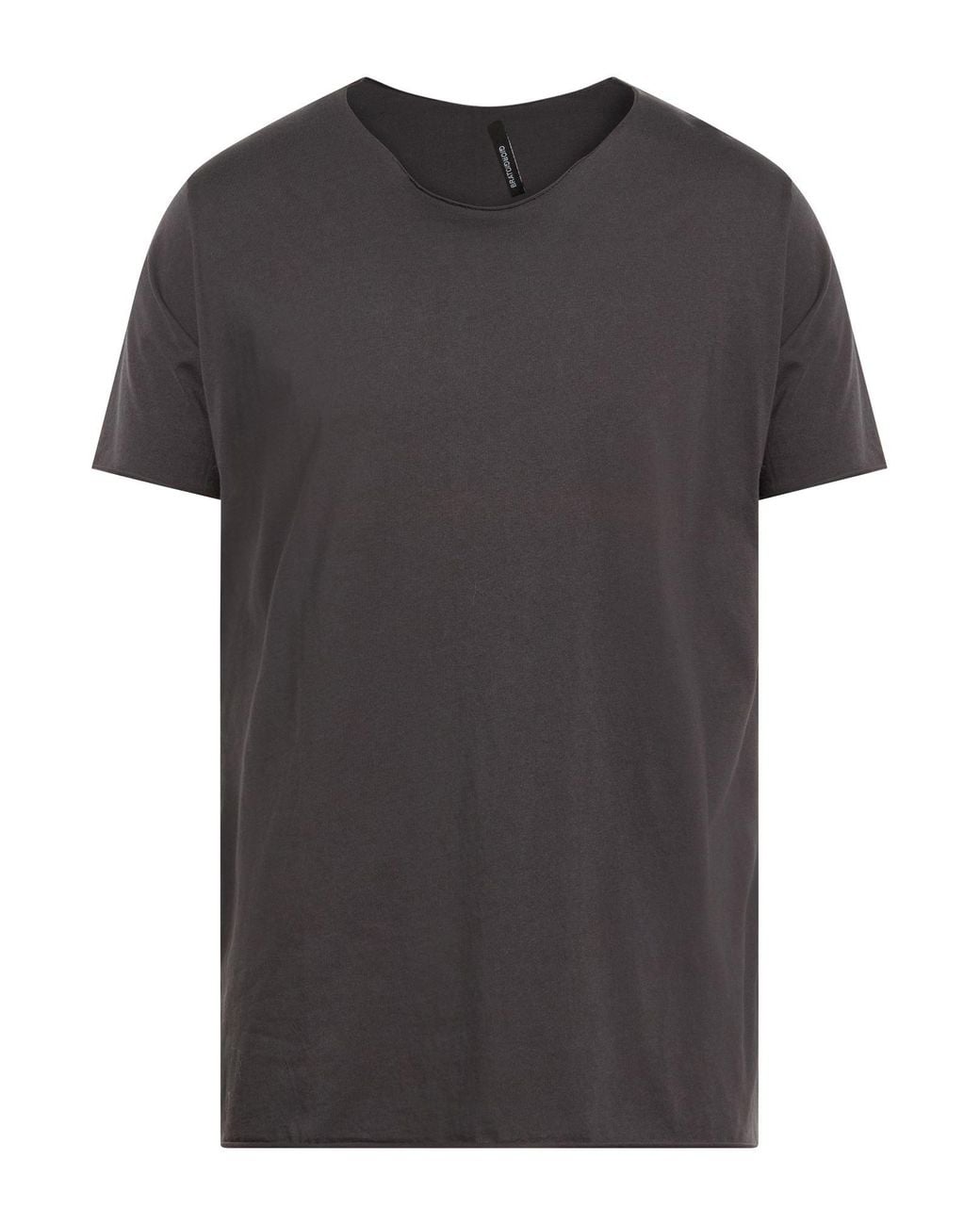 Giorgio Brato Black Charcoal T-Shirt Cotton for men
