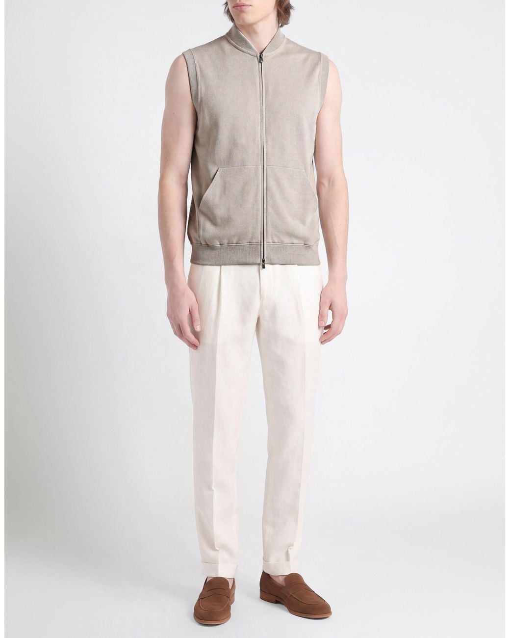 FILIPPO DE LAURENTIIS White Light Cardigan Cotton for men