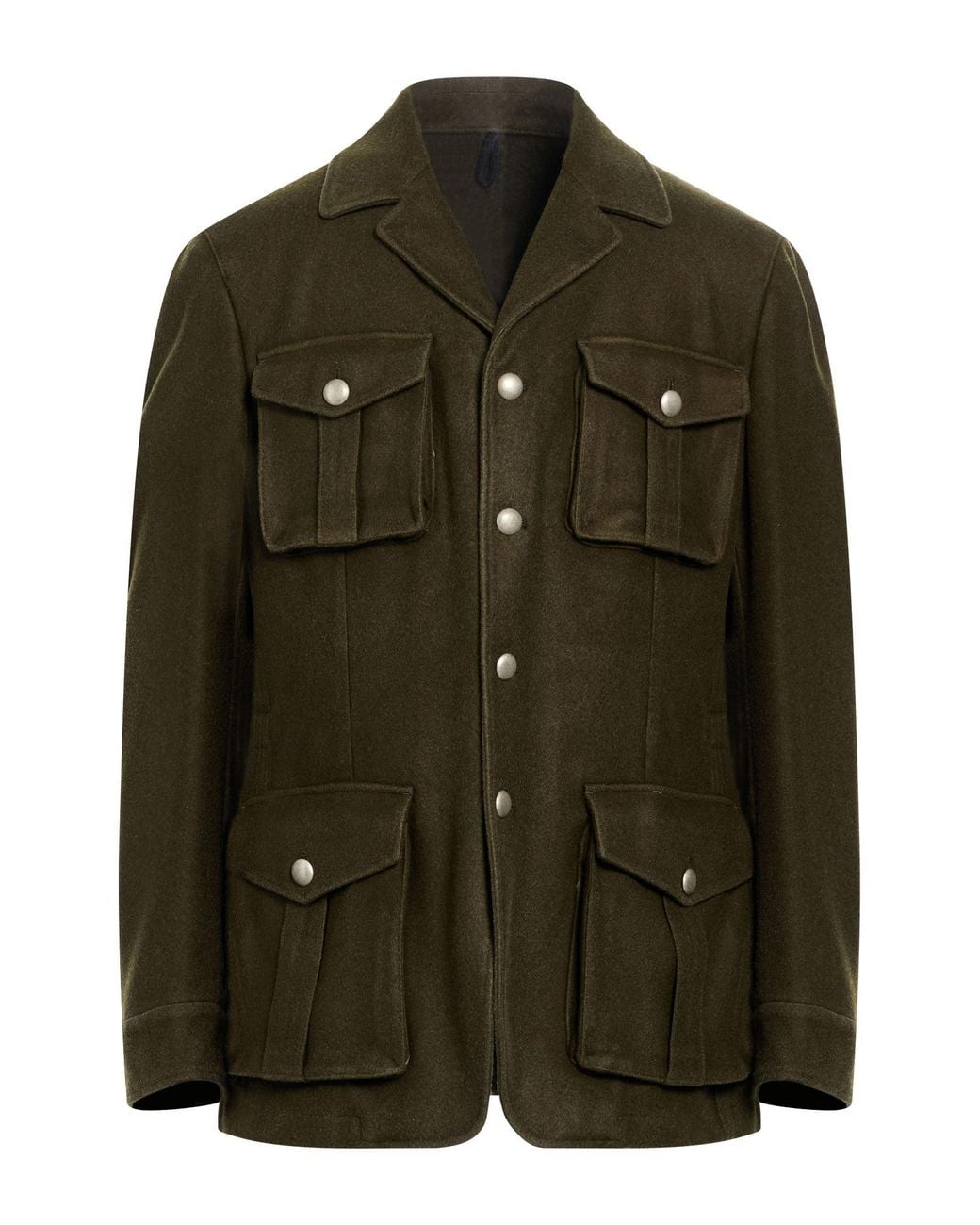 L.b.m. 1911 Green Jacket Virgin Wool, Nylon for men