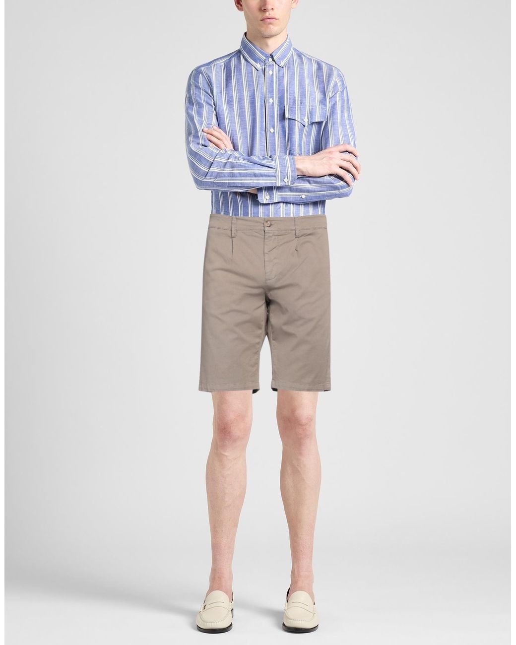 Bomboogie Gray Shorts & Bermuda Shorts for men
