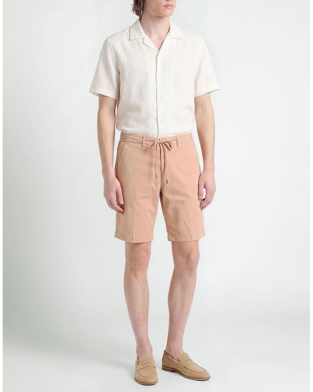 Briglia 1949 Natural Shorts & Bermuda Shorts Tencel, Cotton, Elastane for men