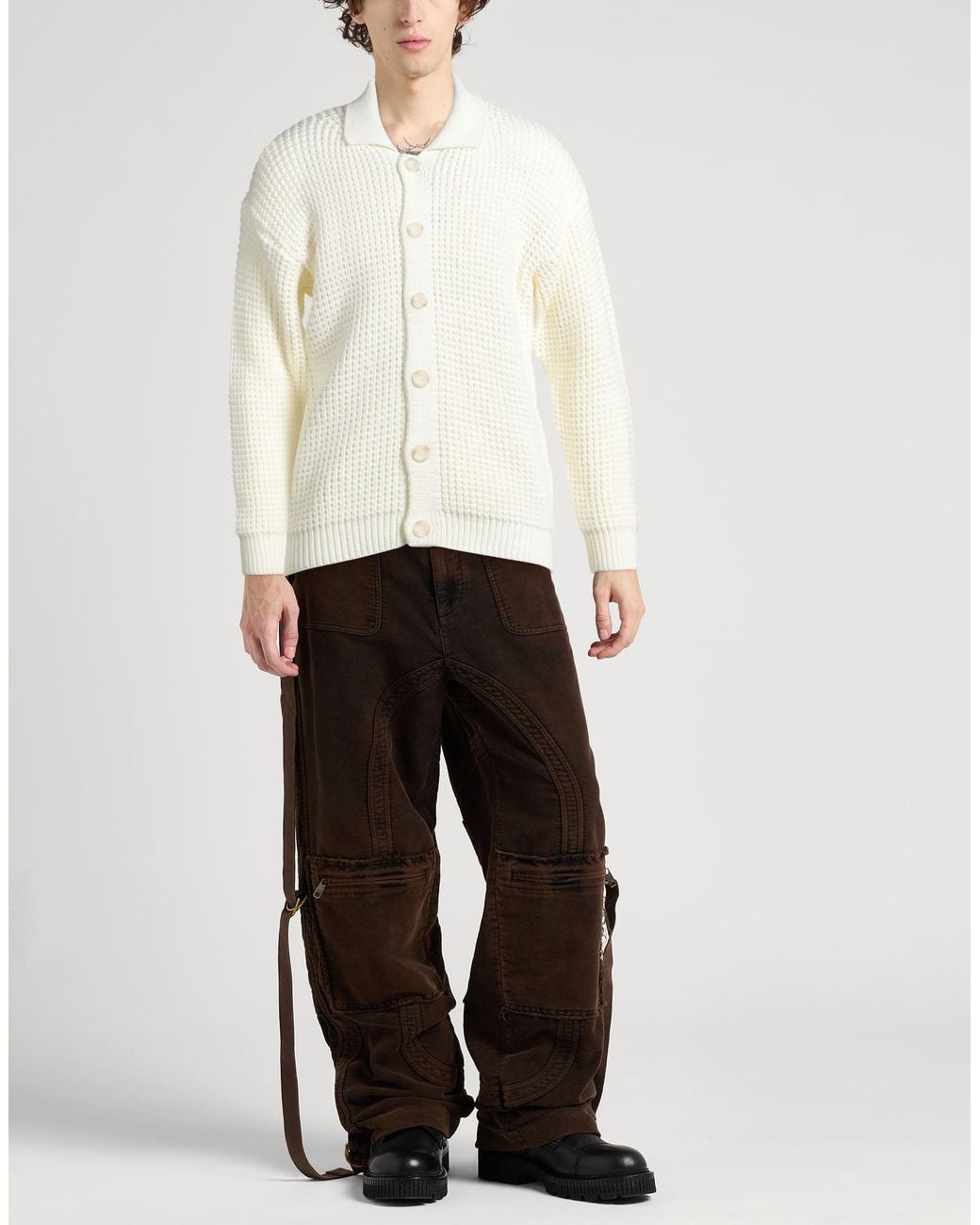 FAMILY FIRST White Cardigans for men