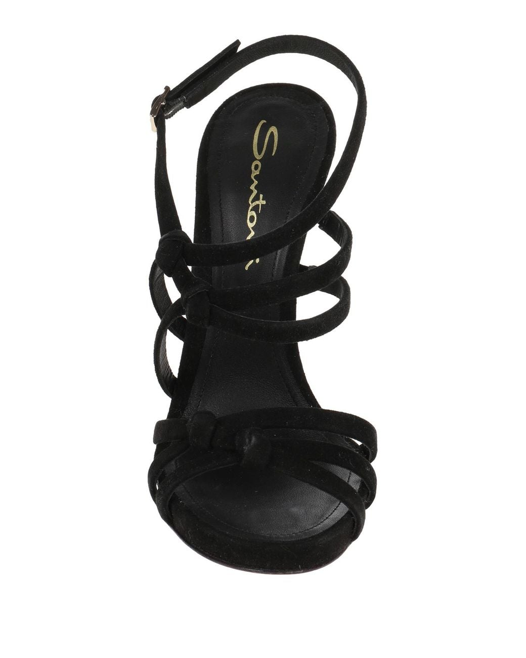 Santoni Black Sandals