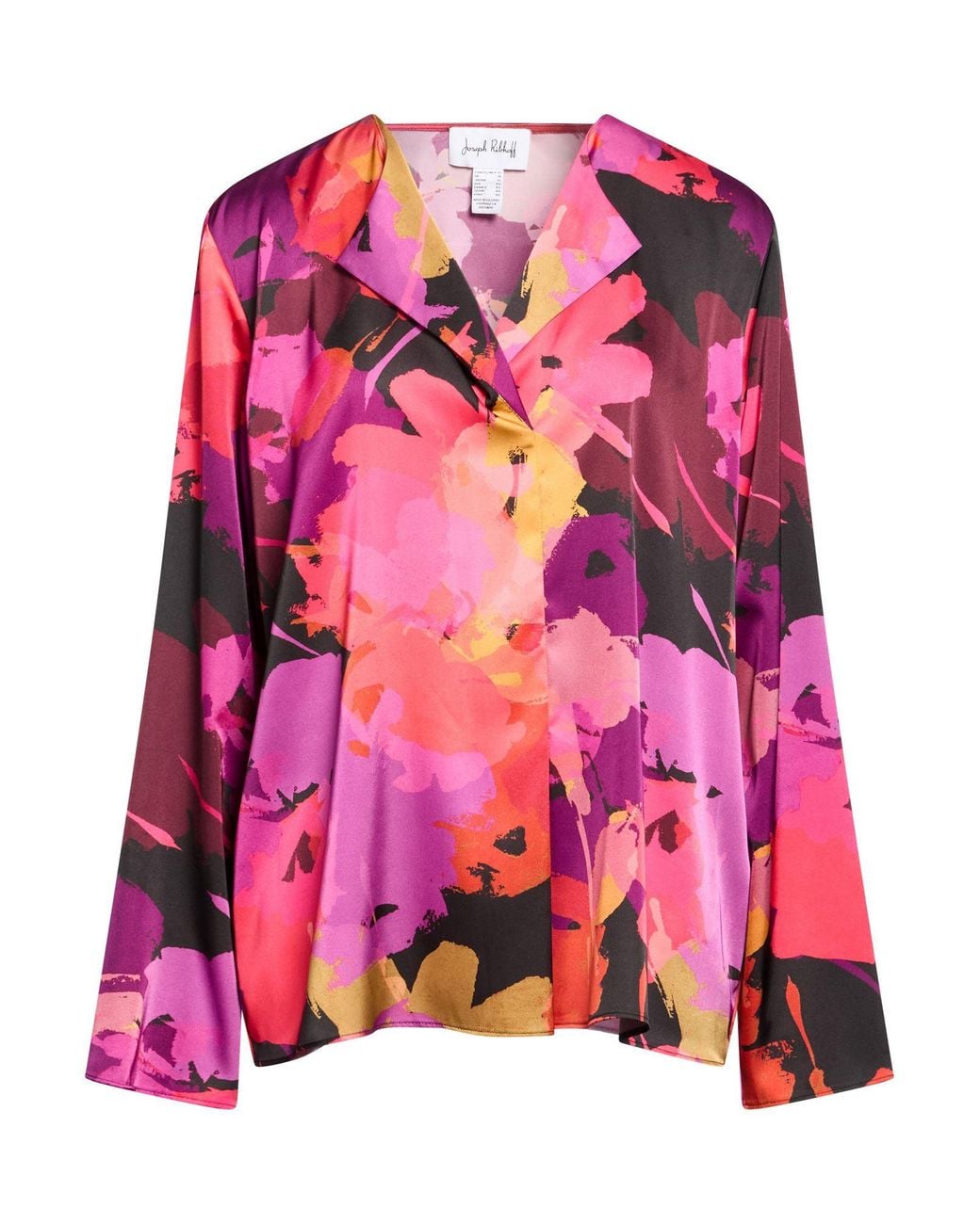 Joseph Ribkoff Pink Top Recycled Polyester, Elastane