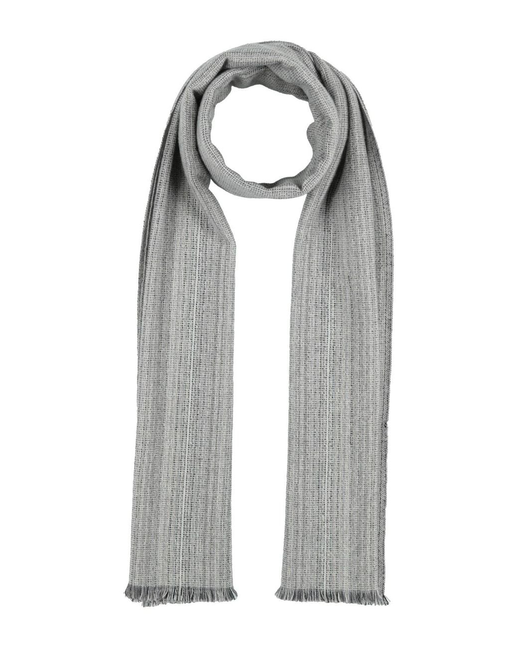 Fedeli Gray Scarf for men