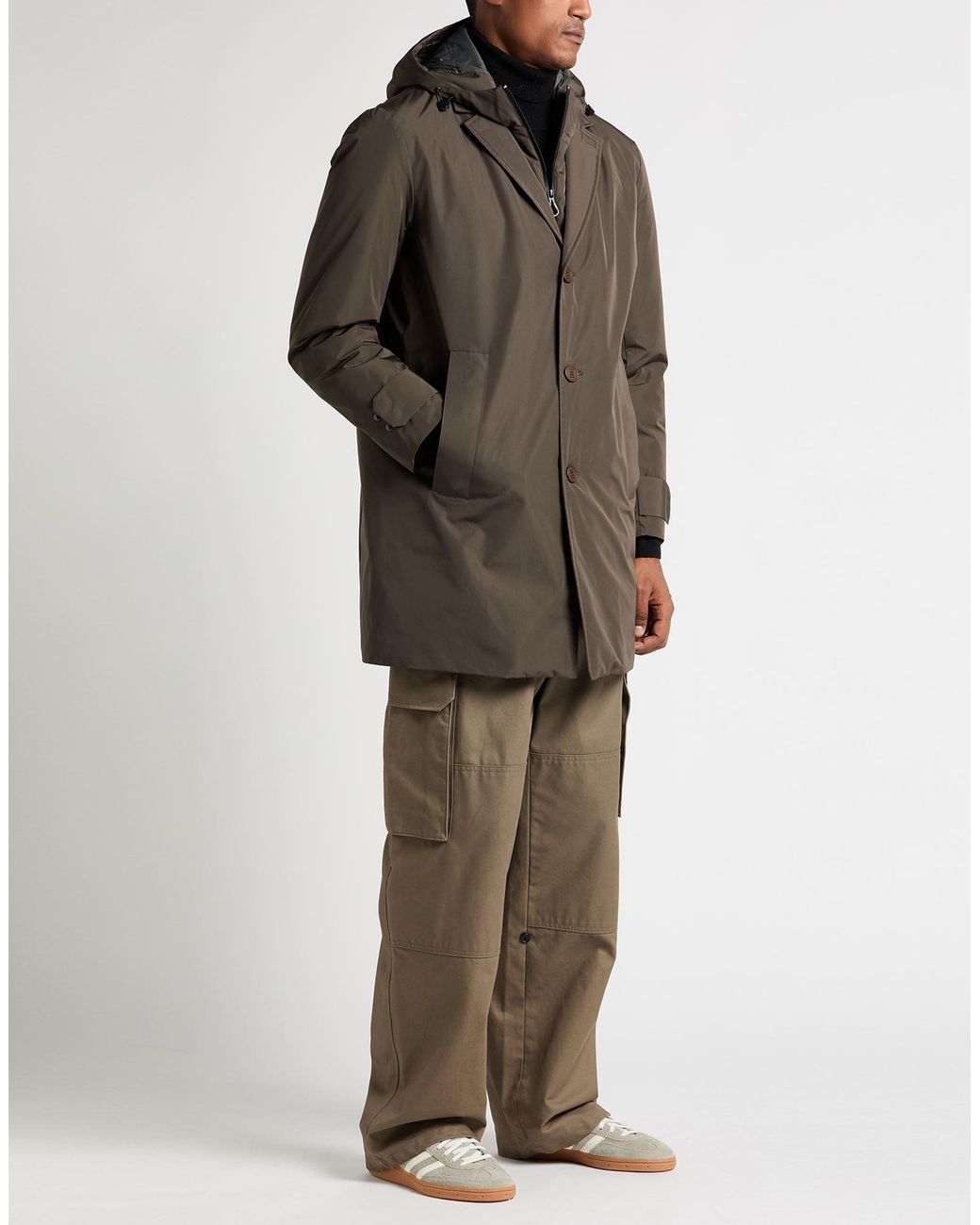 Paltò Gray Coat for men