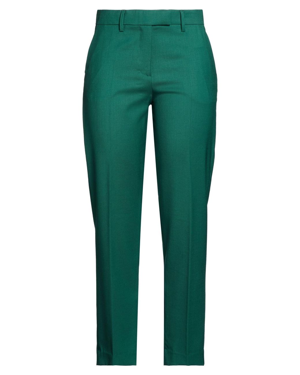True Royal Green Pants Virgin Wool, Elastane