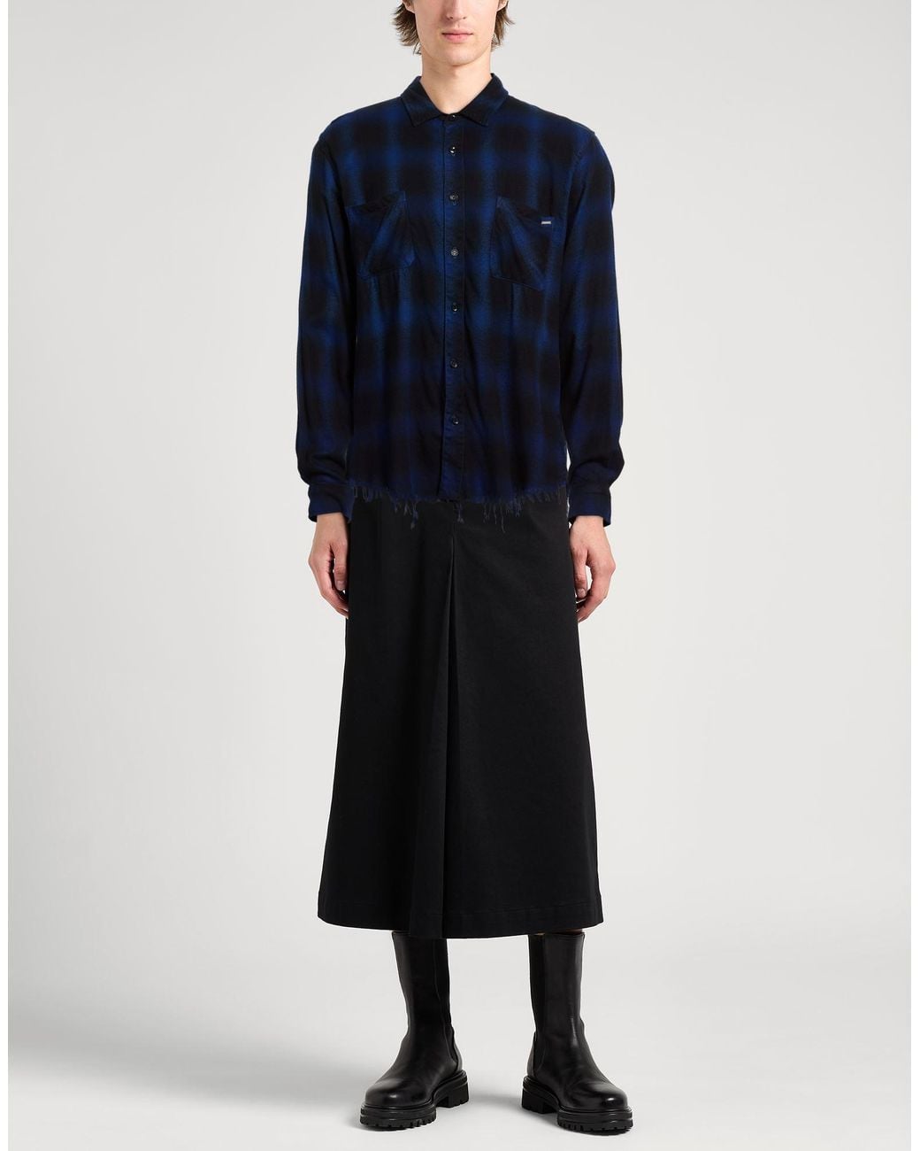 Amiri Blue Shirt Cotton for men