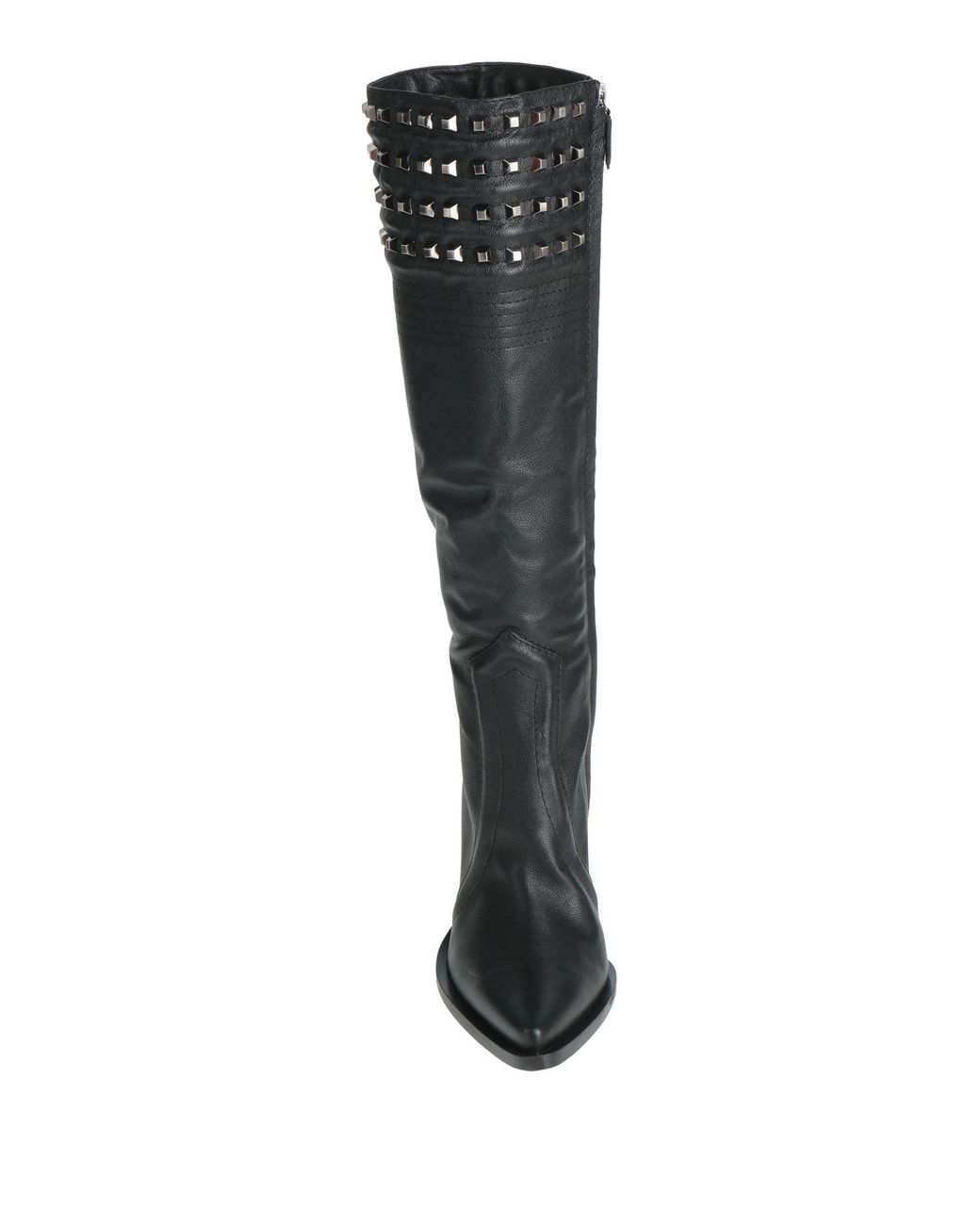 Alberta Ferretti Black Boot Leather