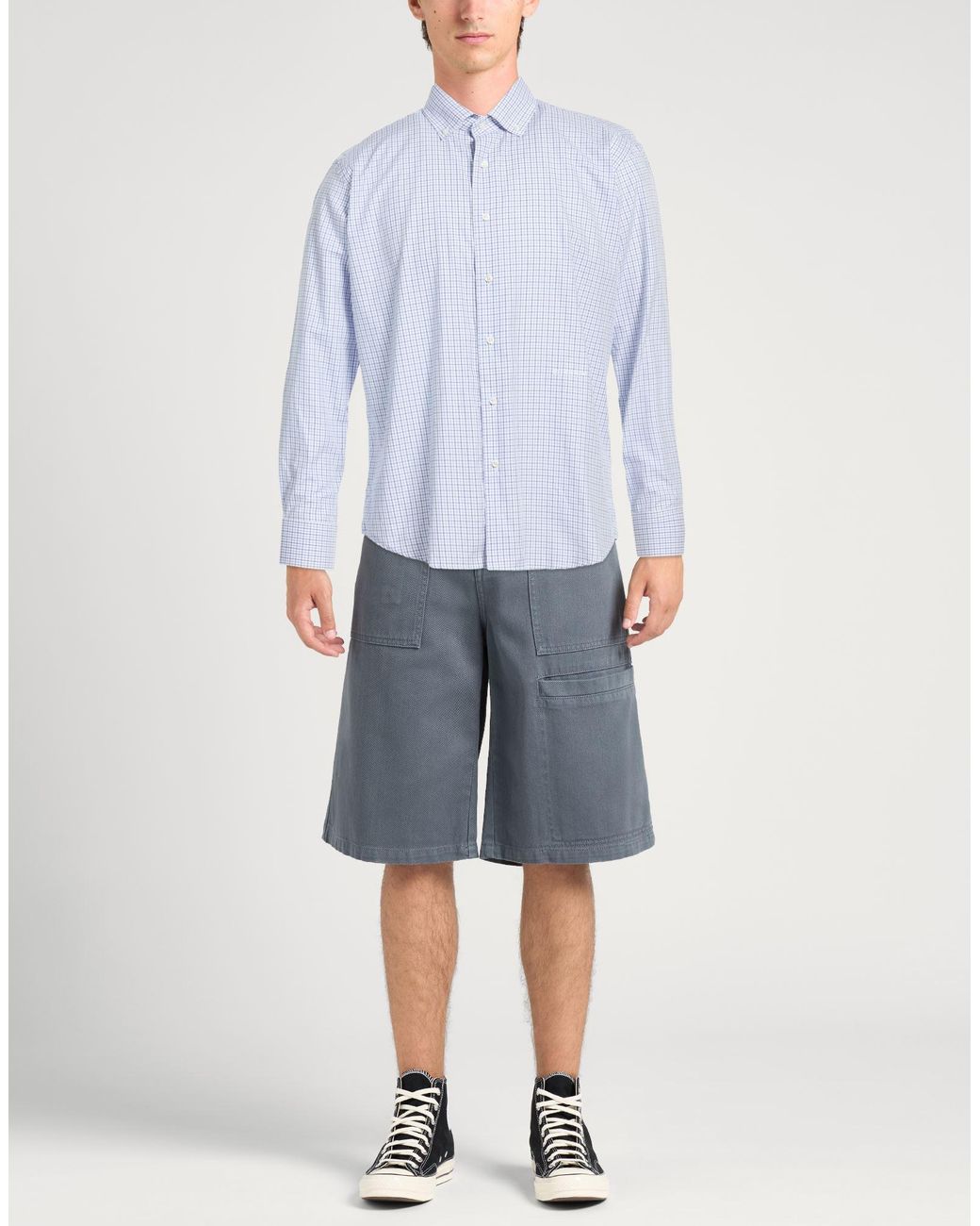 Ice Iceberg Blue Shirt Cotton for men