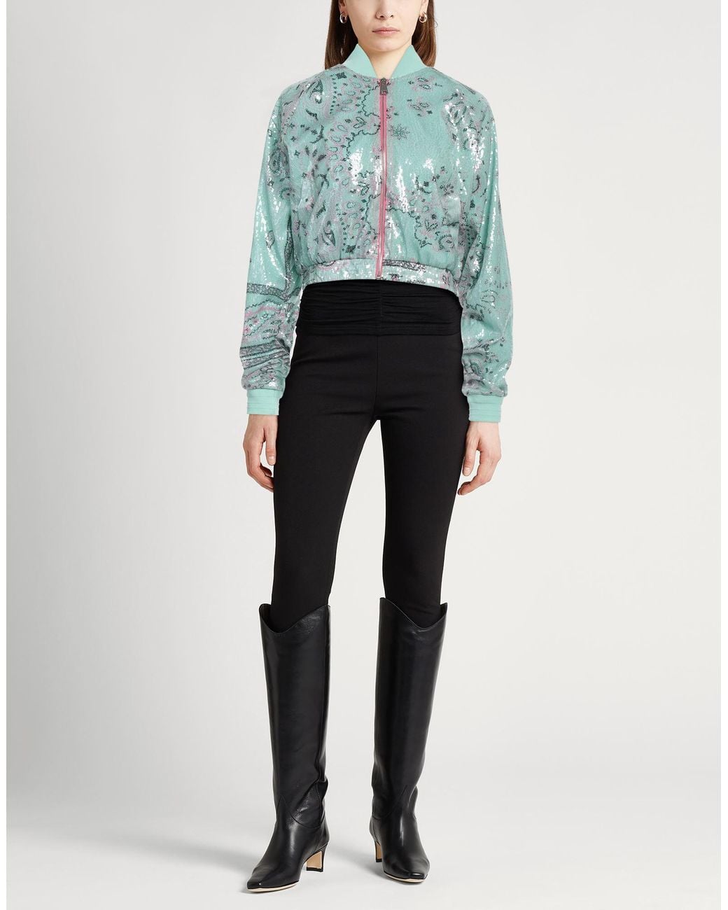 Khrisjoy Blue Jacket Polyester