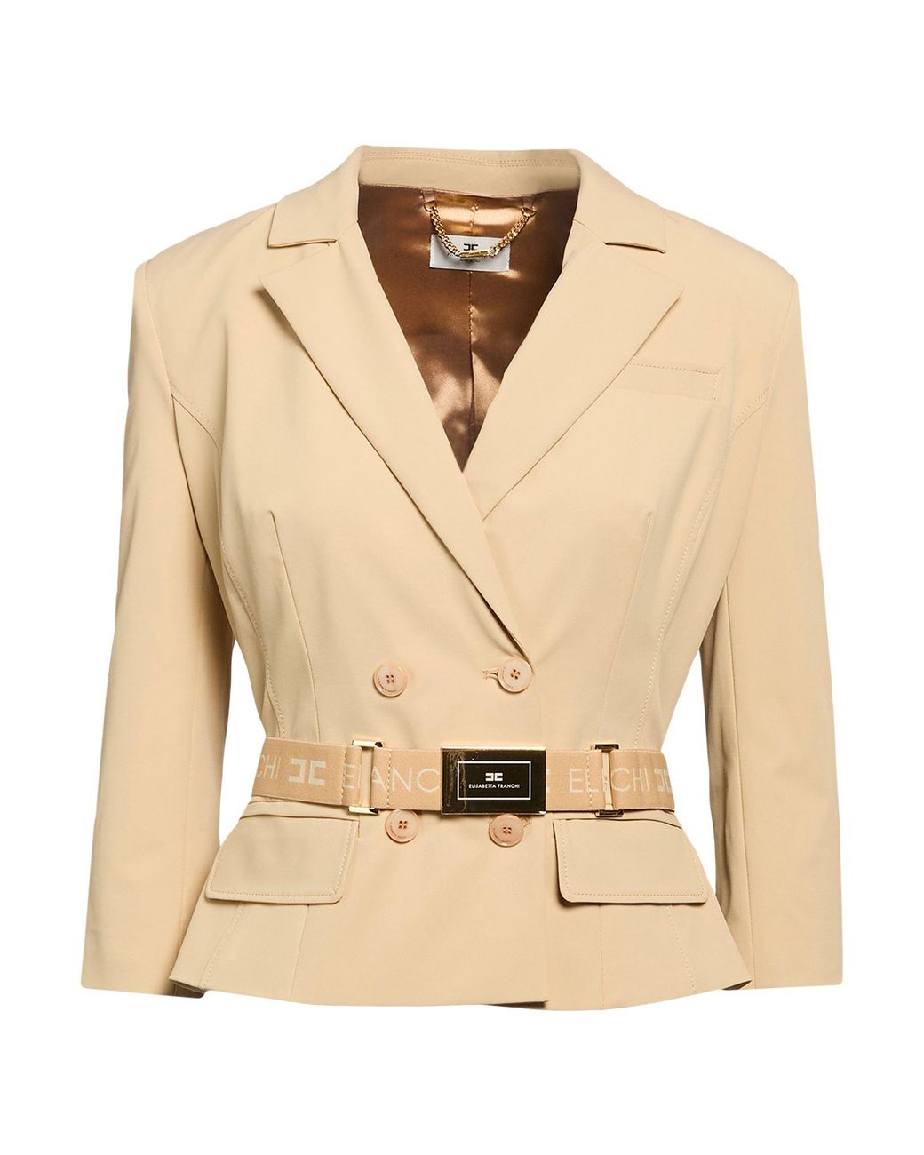 Elisabetta Franchi Natural Blazer