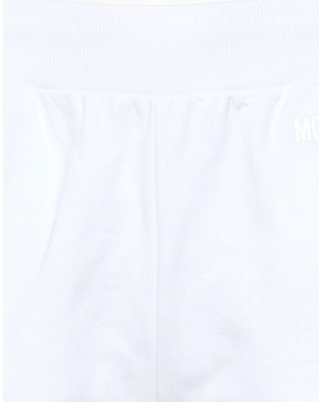 Moschino White Pants Cotton, Elastane