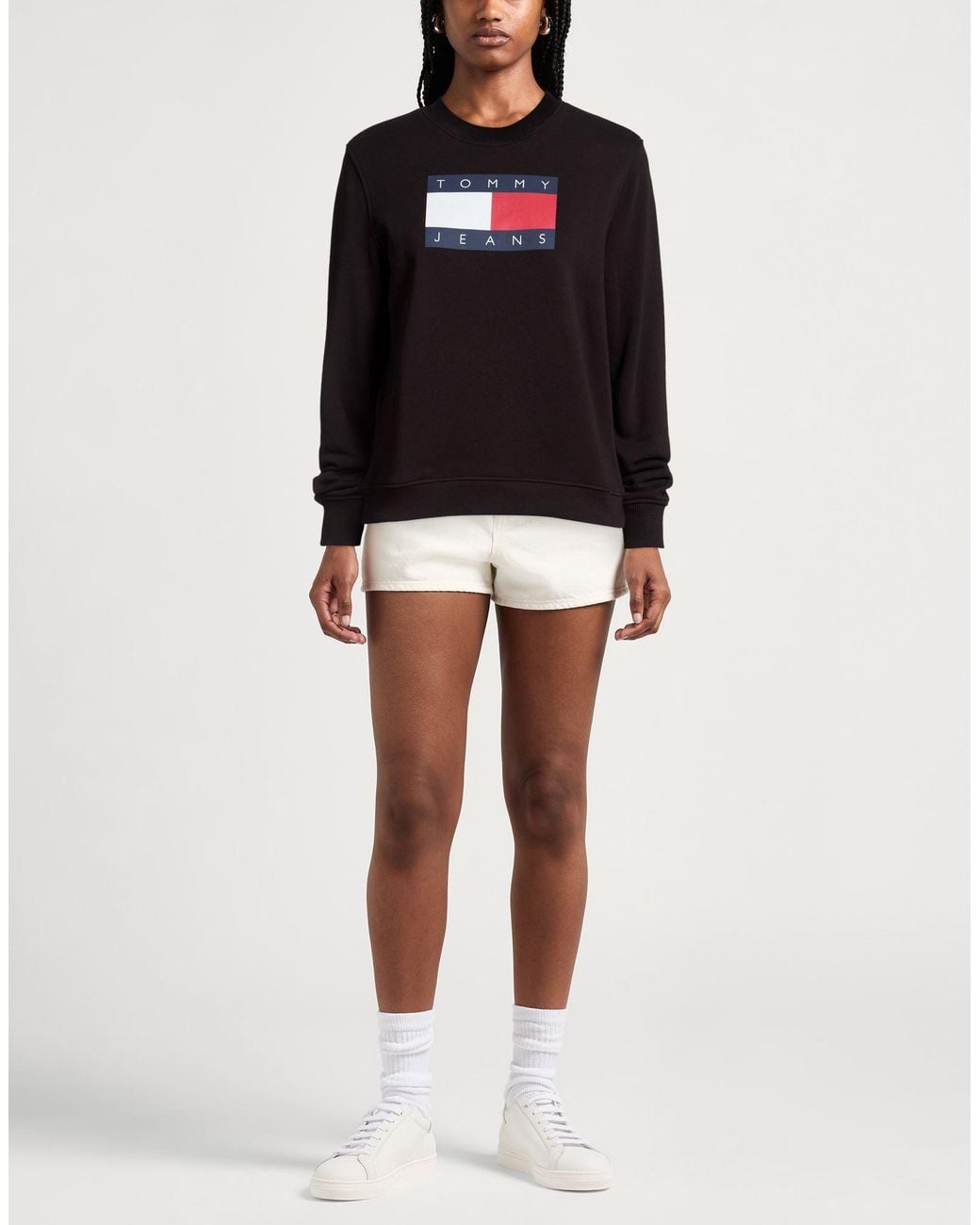 Tommy Hilfiger Black Sweatshirt Cotton