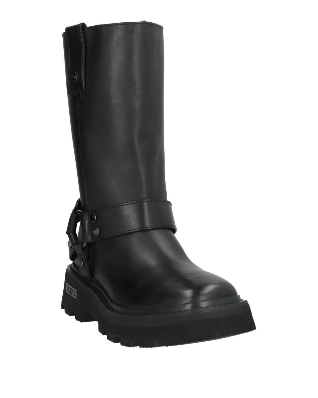Cult Black Boot Leather