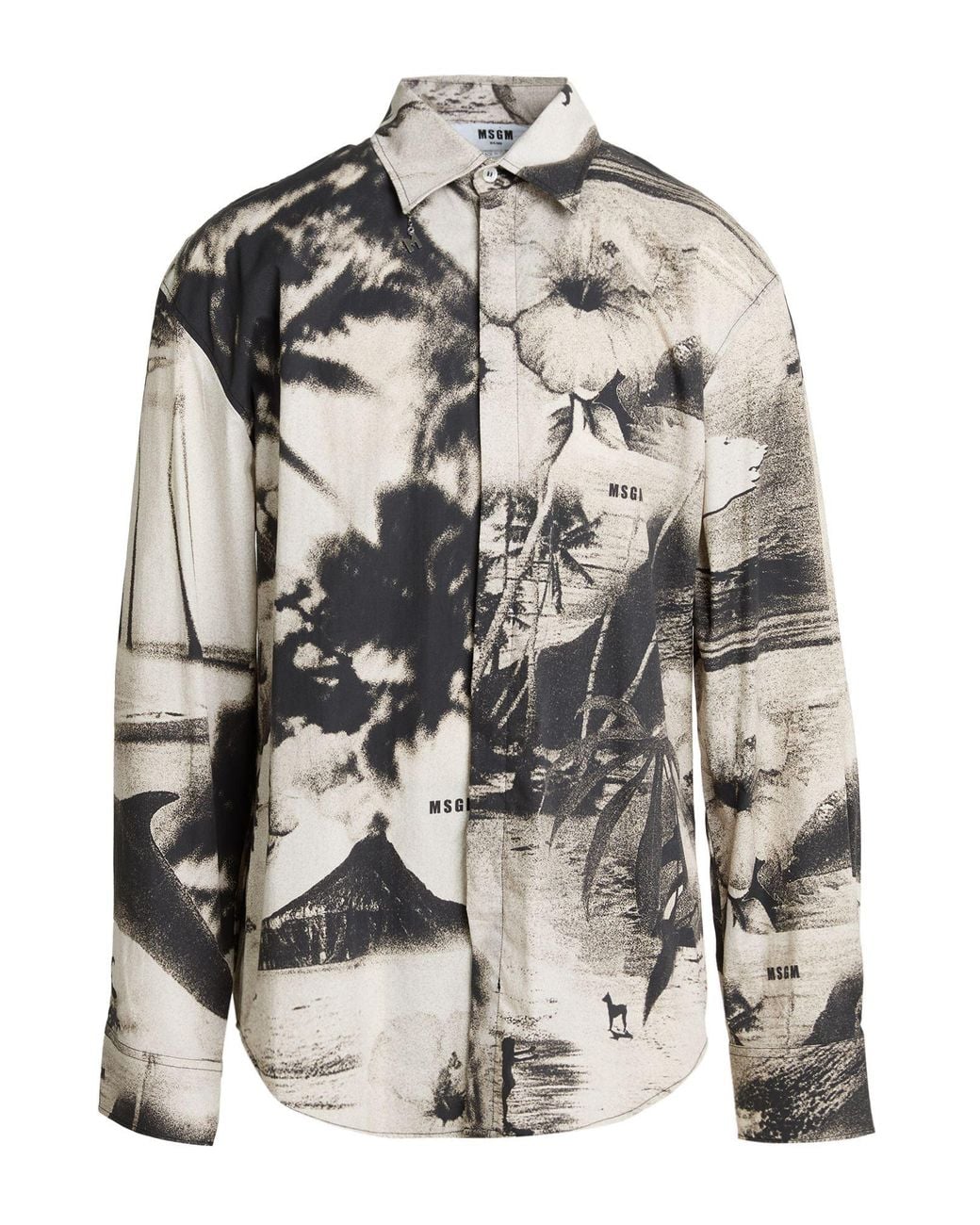 MSGM Gray Shirt for men