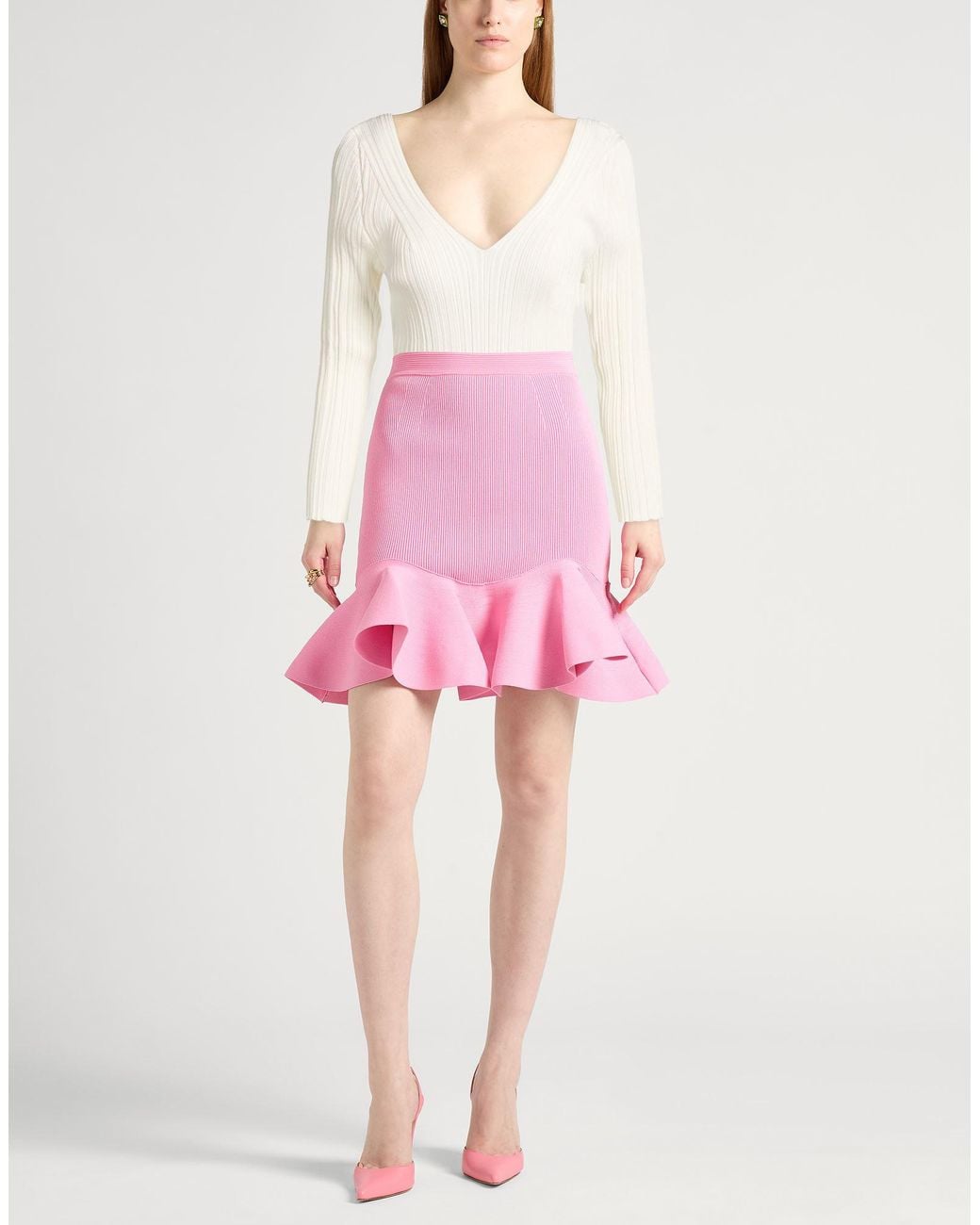 Alberta Ferretti White Pullover