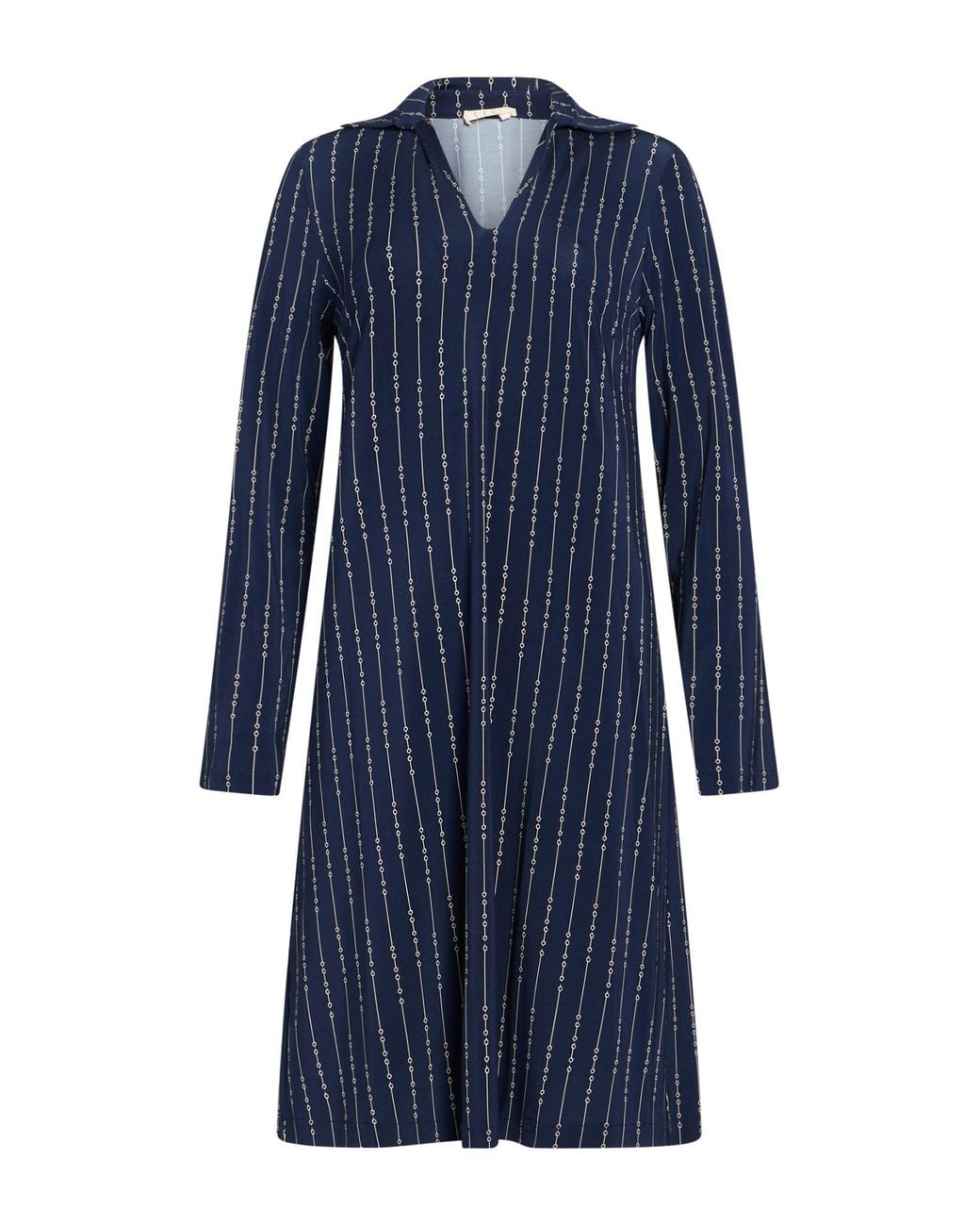 Siyu Blue Mini Dress Viscose, Elastane