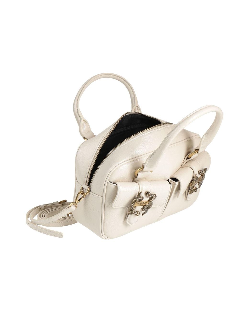 Just Cavalli White Handbag