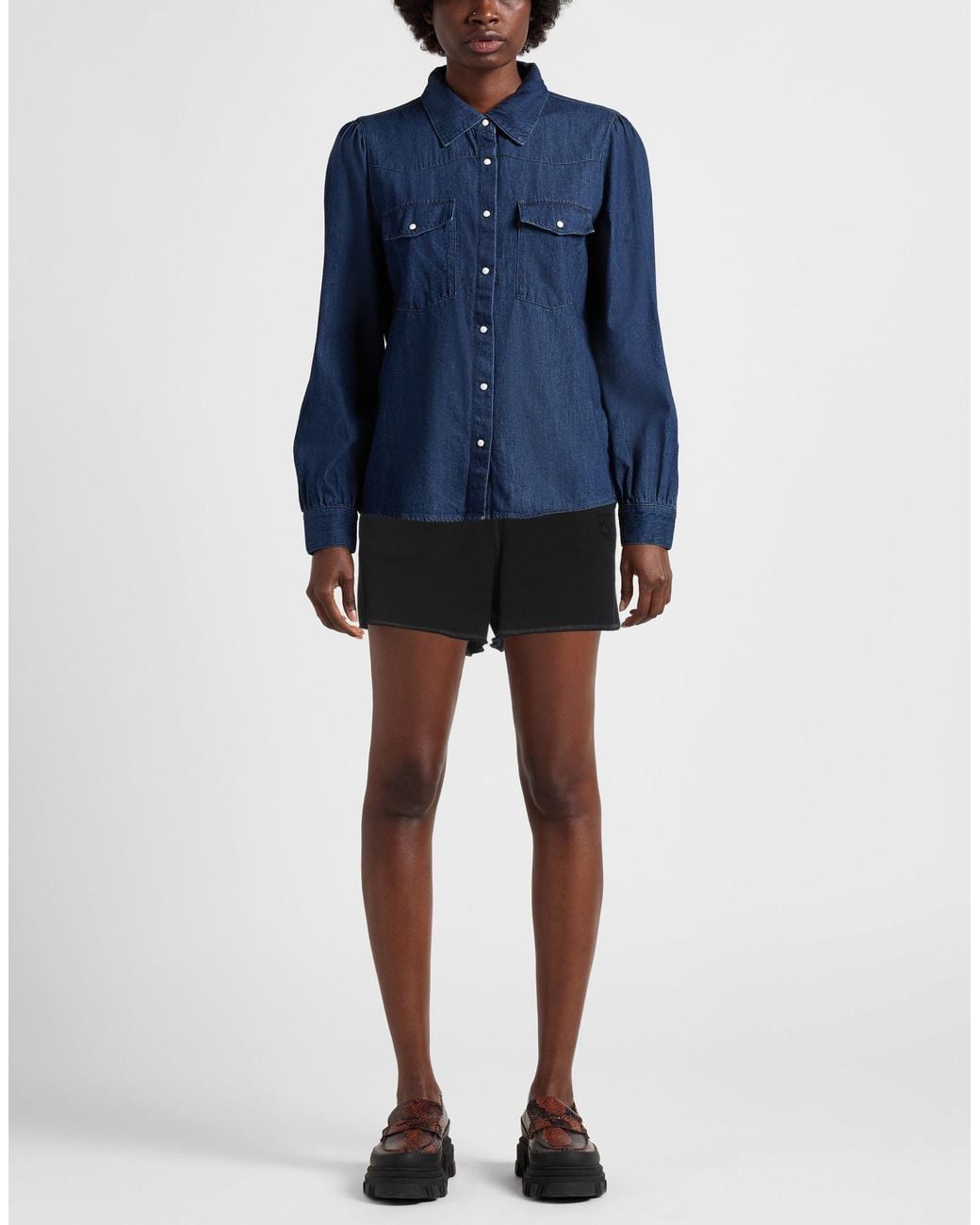Ganni Black Shorts & Bermuda Shorts