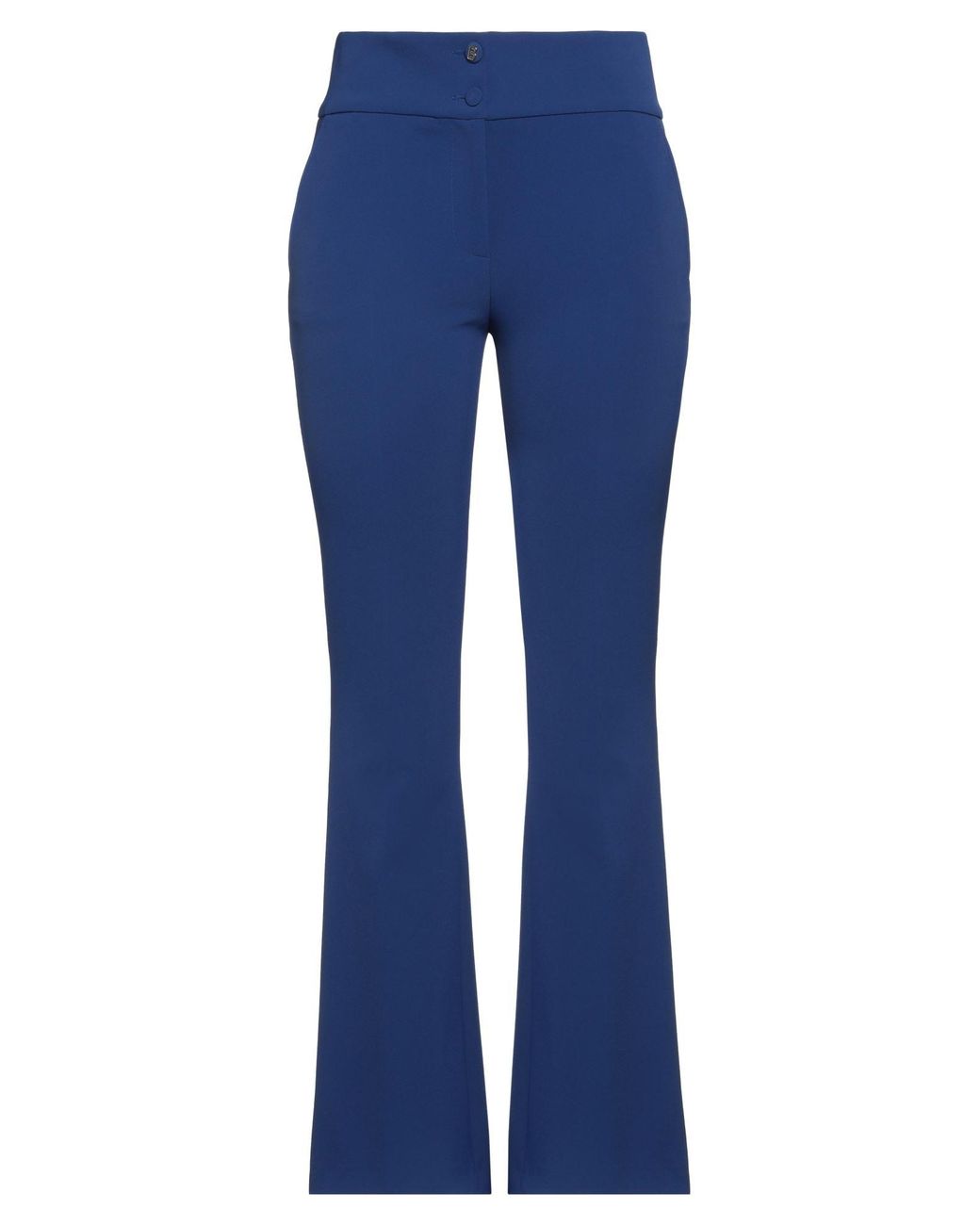 Blugirl Blumarine Blue Pants Polyester, Elastane