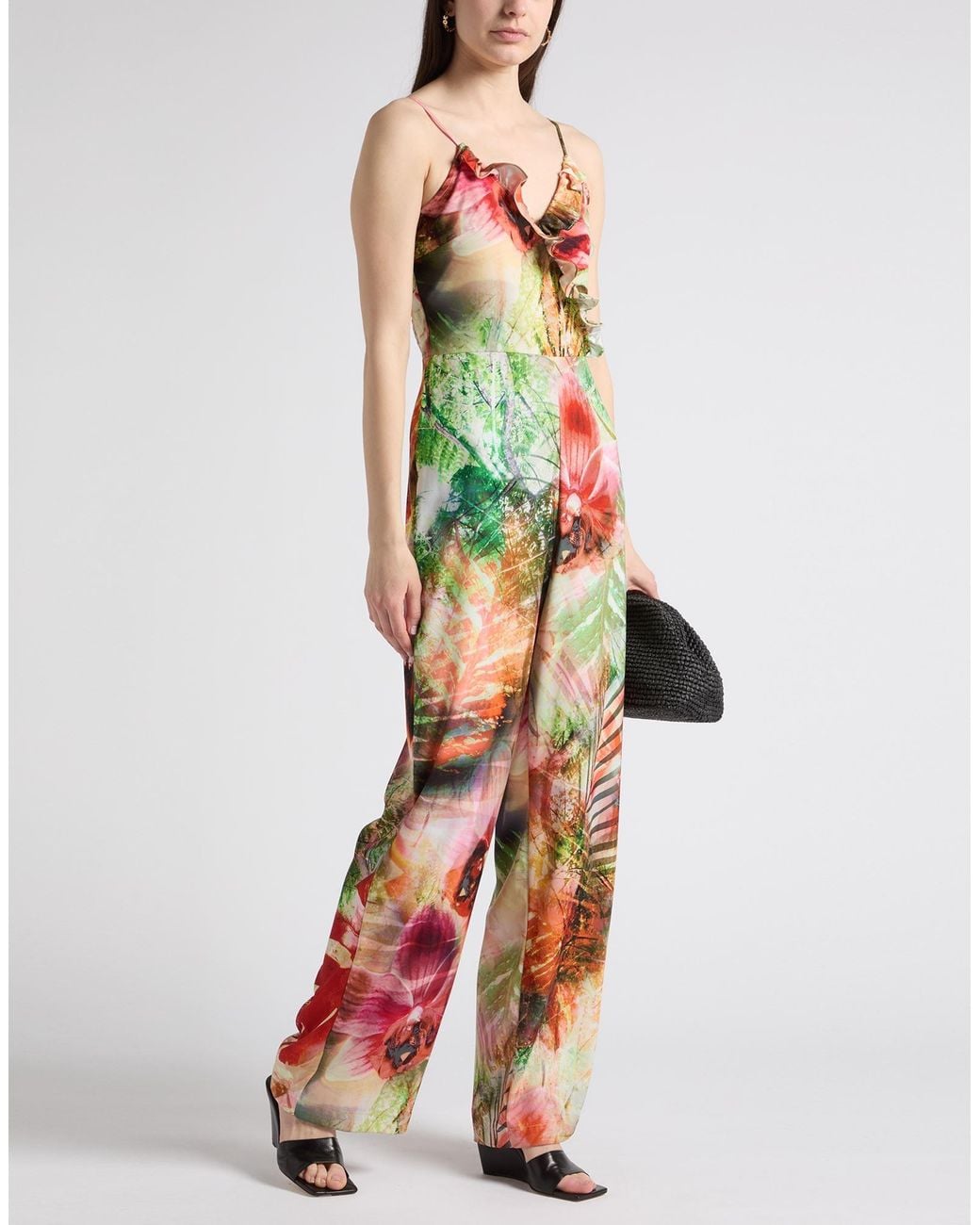 Guess White Jumpsuit Polyester, Elastane