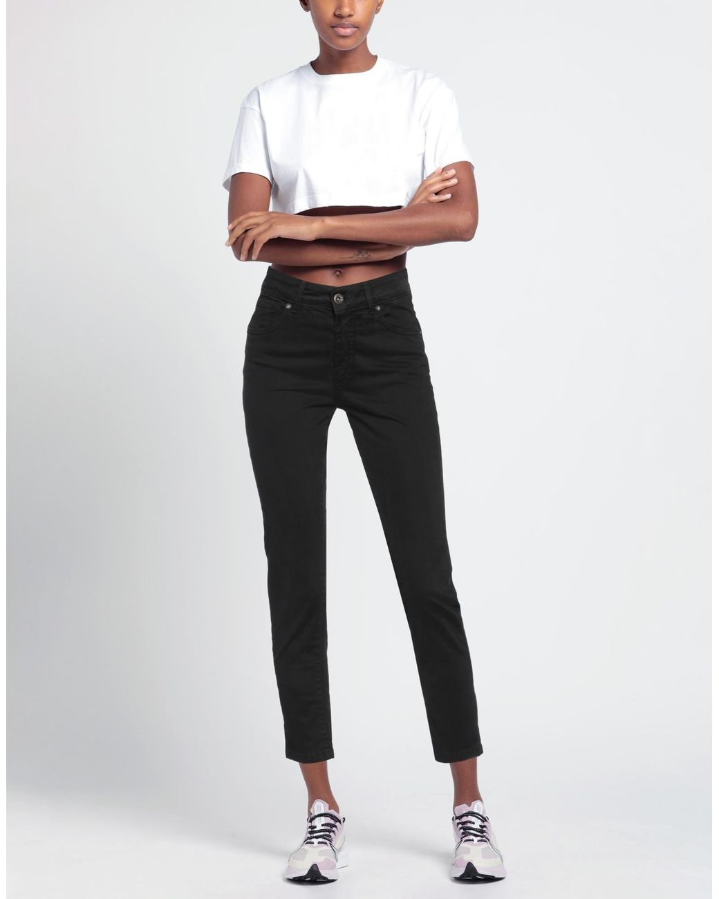 DAIRESY Black Jeans Cotton, Elastane