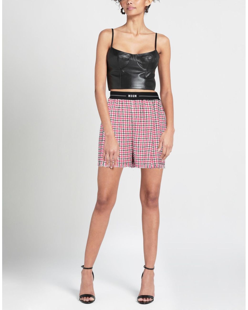 Shorts et bermudas MSGM en coloris Red
