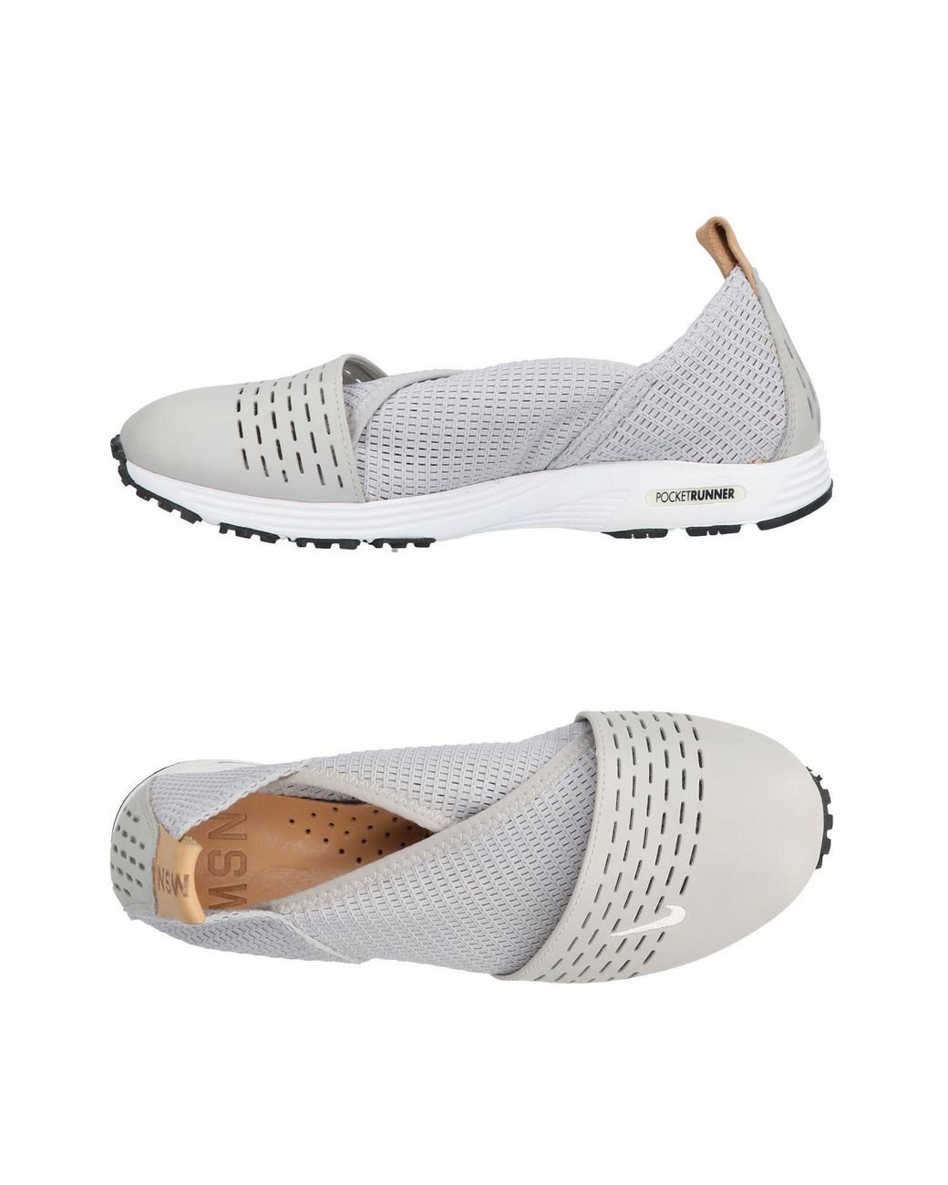 Nike Ballet Flats in Gray | Lyst