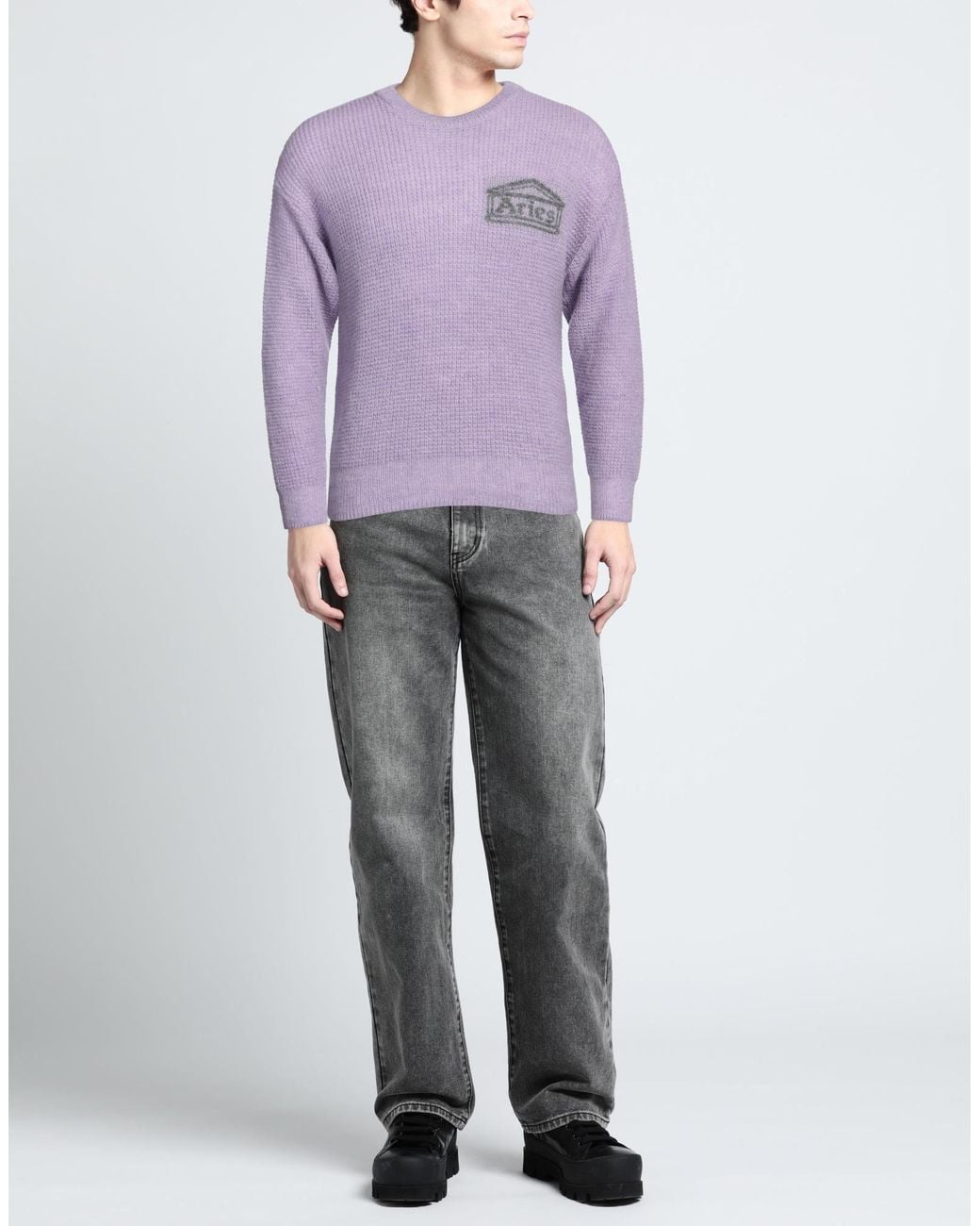 Aries Purple Jumper for men