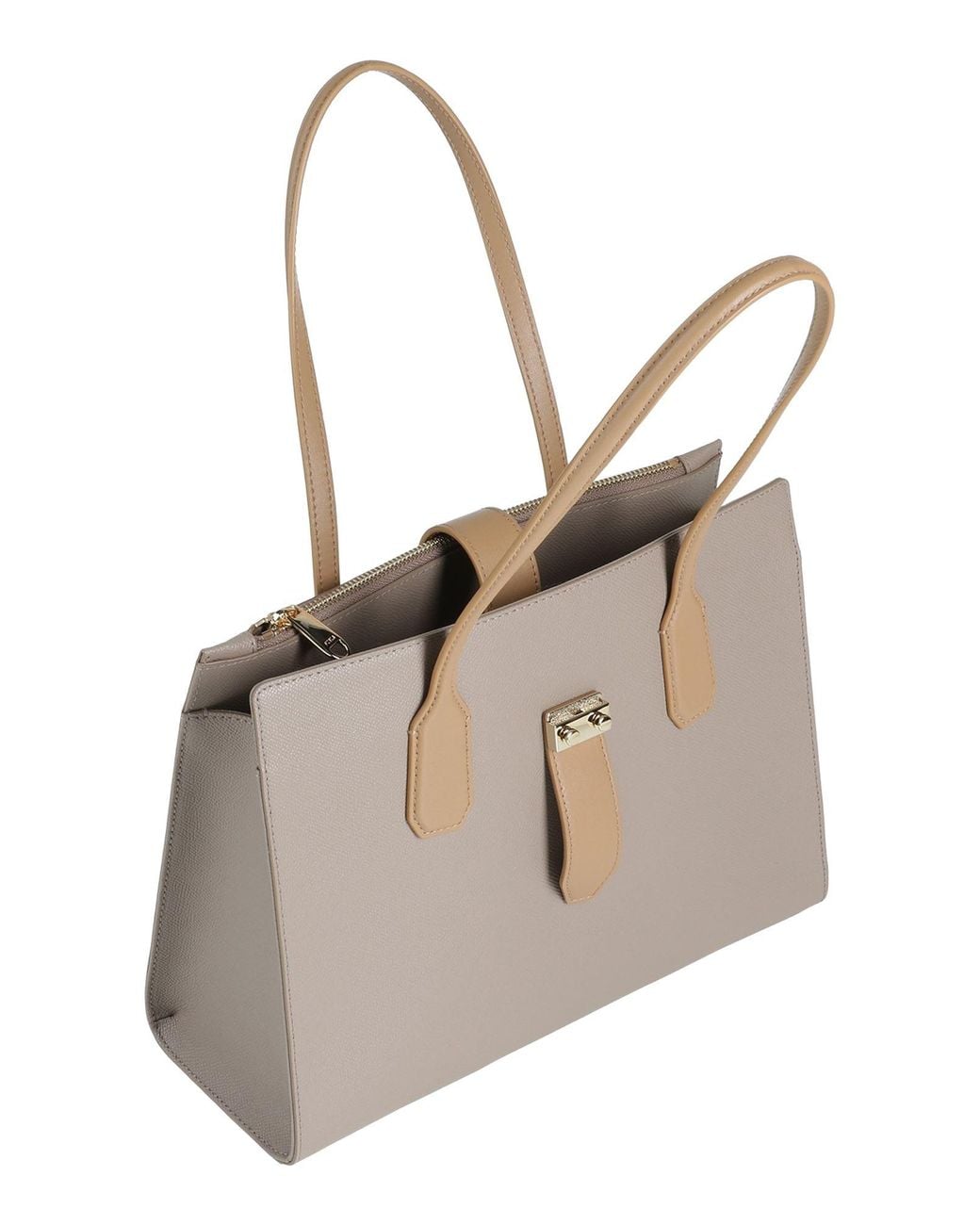 Furla Natural Handbag Leather