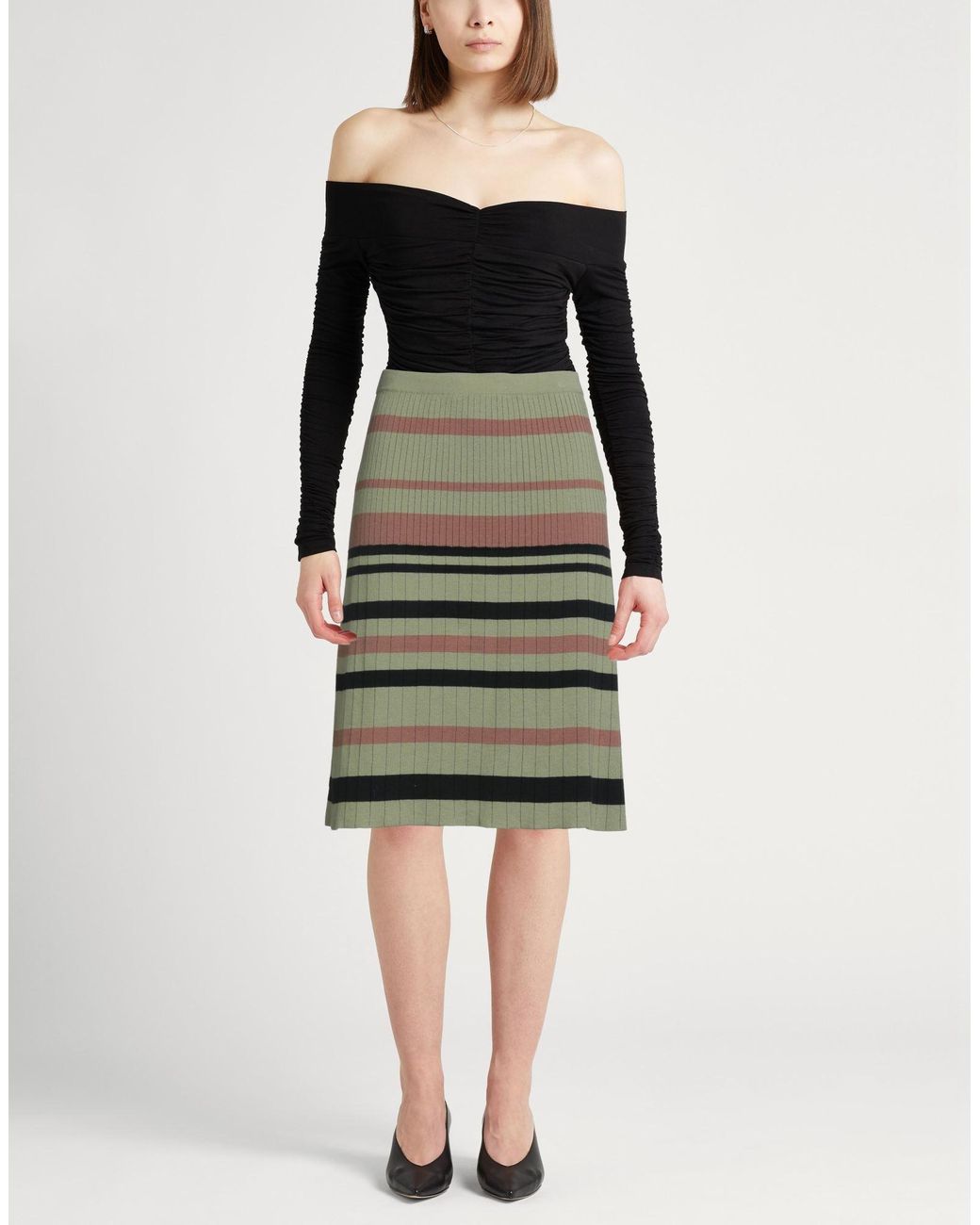 Aspesi Green Mini Skirt