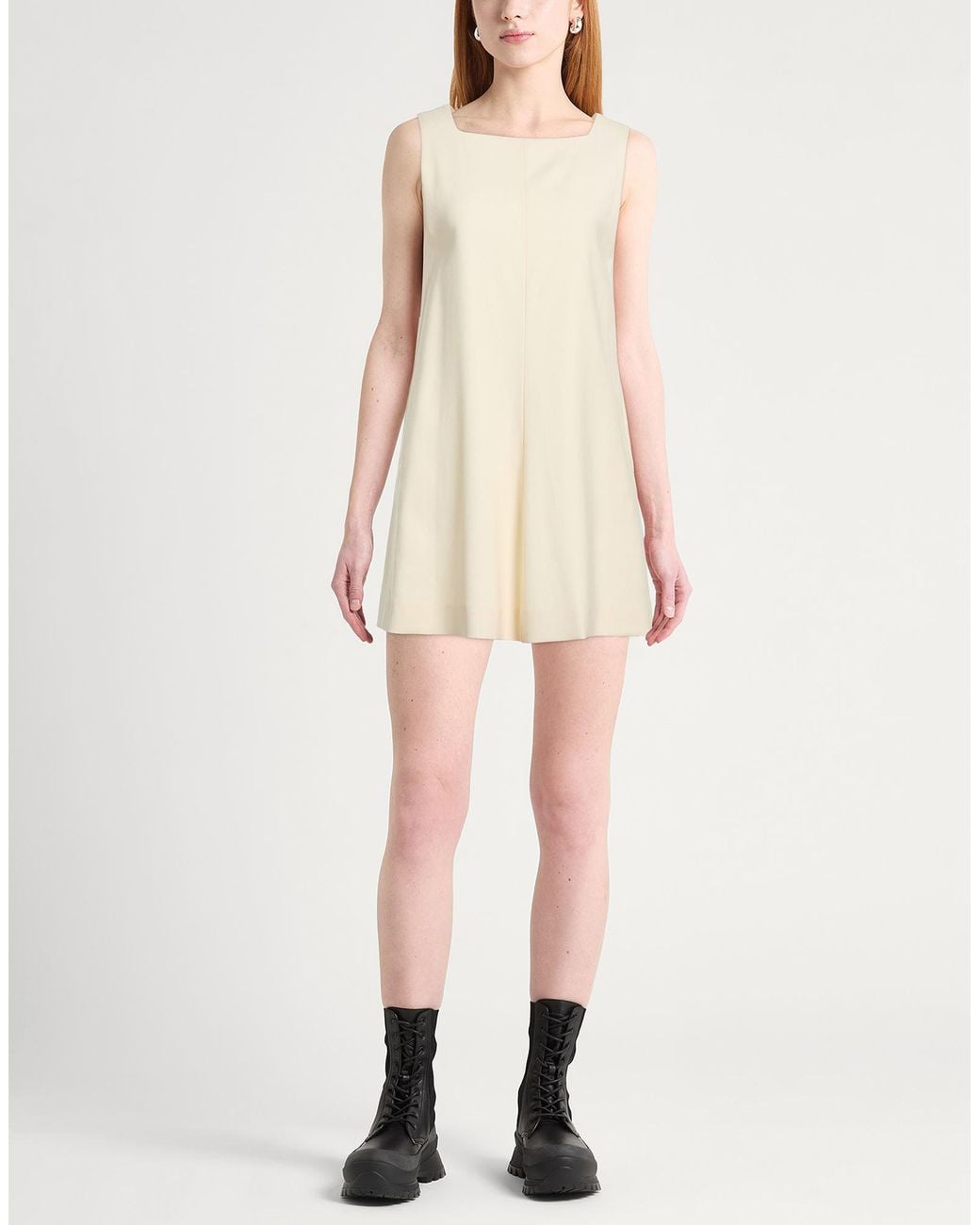 Carven Natural Mini Dresses