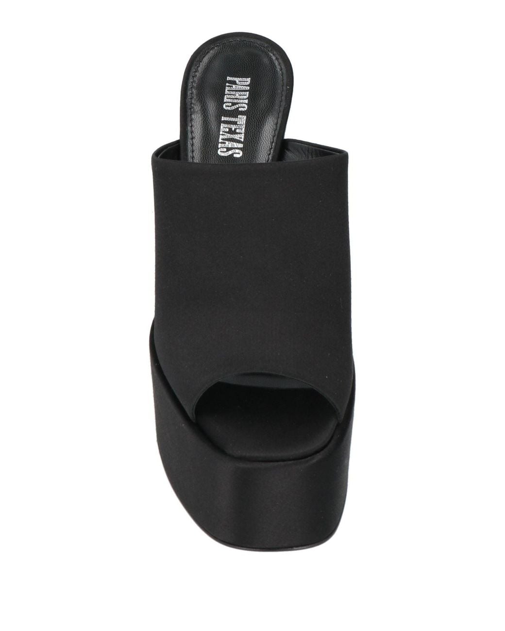 Paris Texas Black Sandals