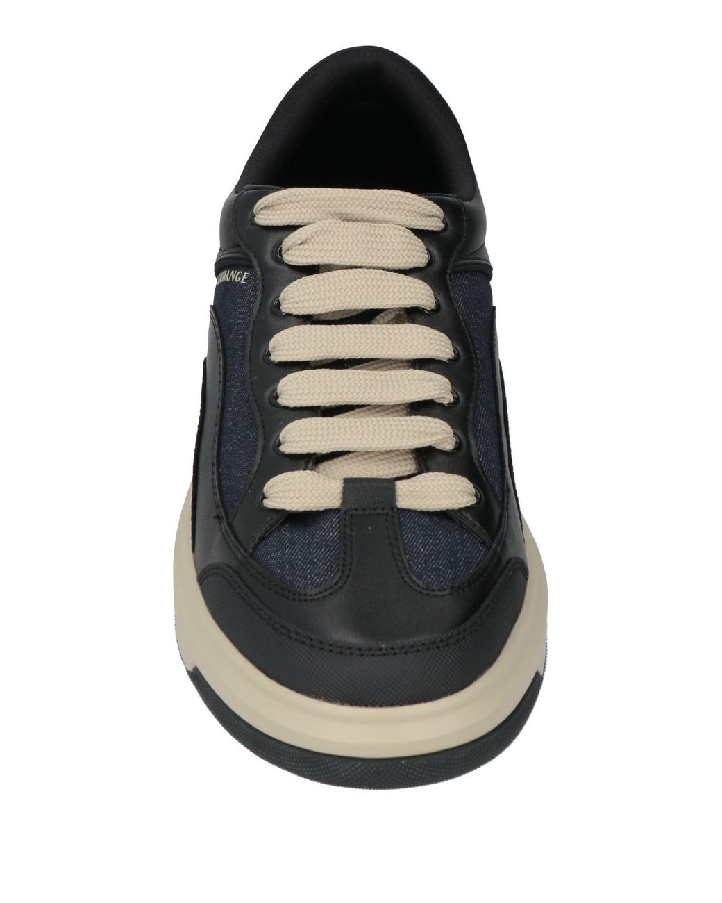 ARMANI EXCHANGE Black Trainers for men
