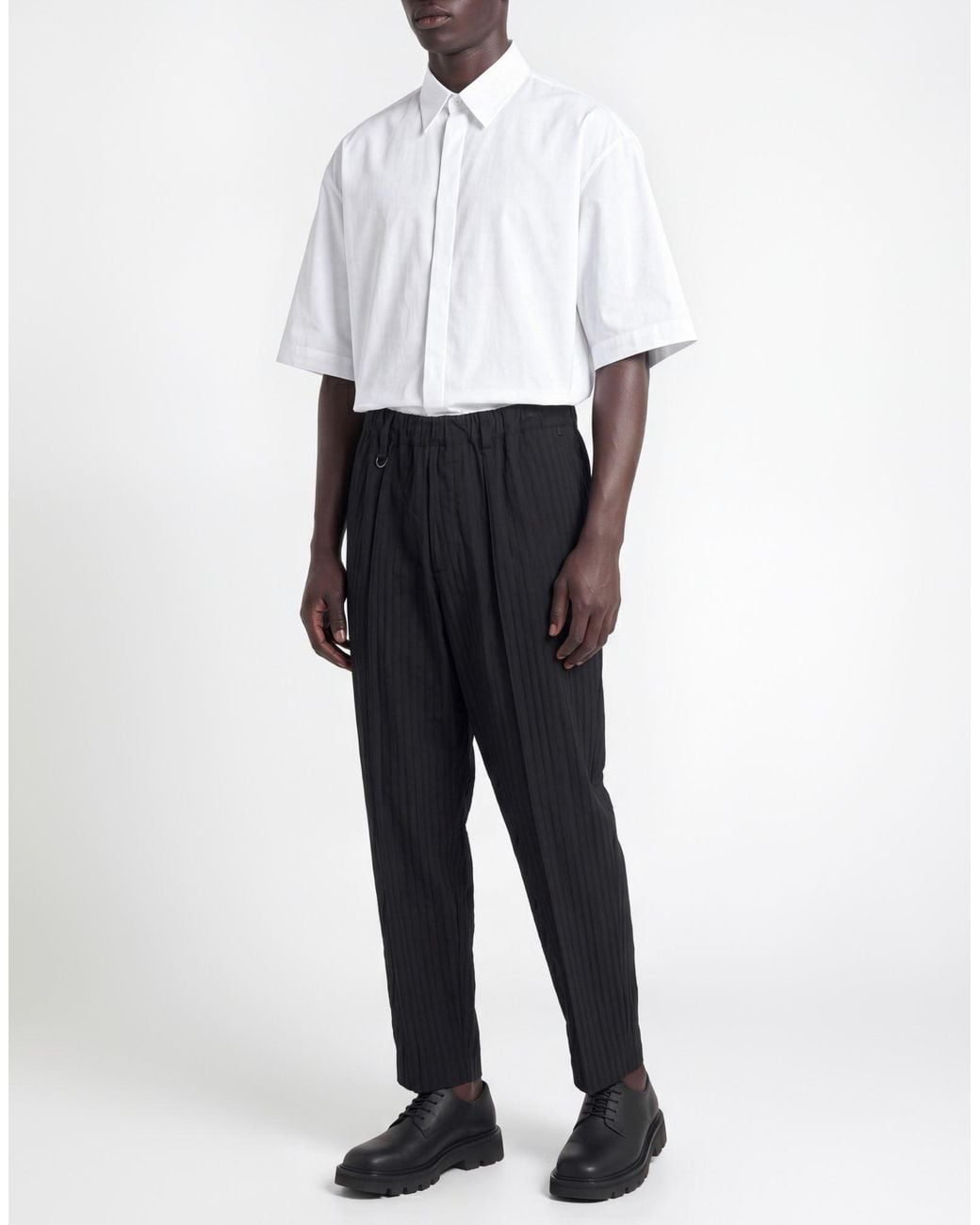 Messagerie Black Pants Cotton, Polyester for men