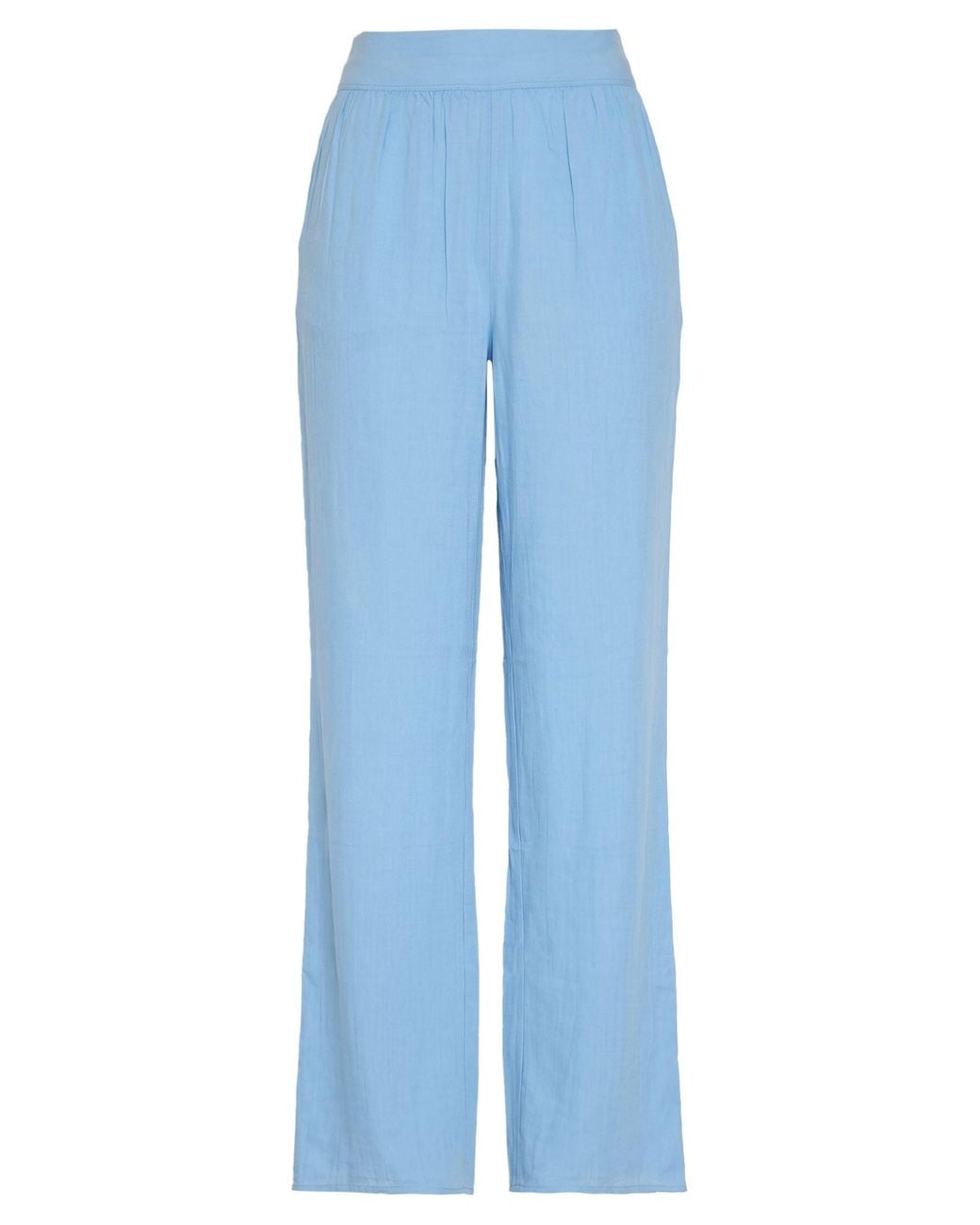 European Culture Blue Light Pants Cotton, Elastane