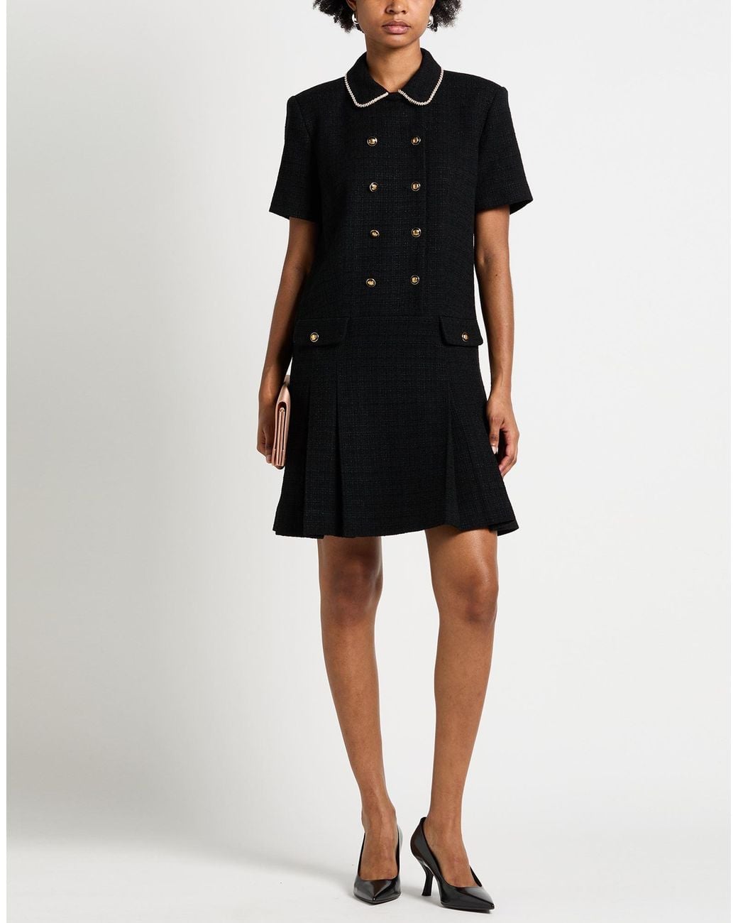 Sandro Black Mini Dress