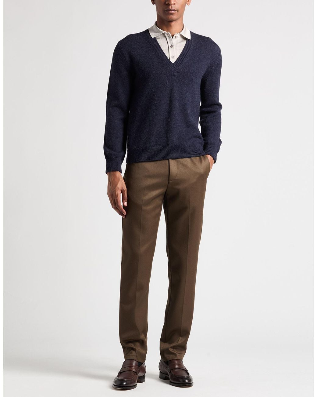 Loewe Blue Sweater Wool, Alpaca Wool, Elastane, Polyamide for men
