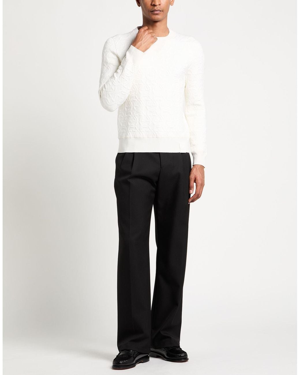 Ferragamo White Jumper for men
