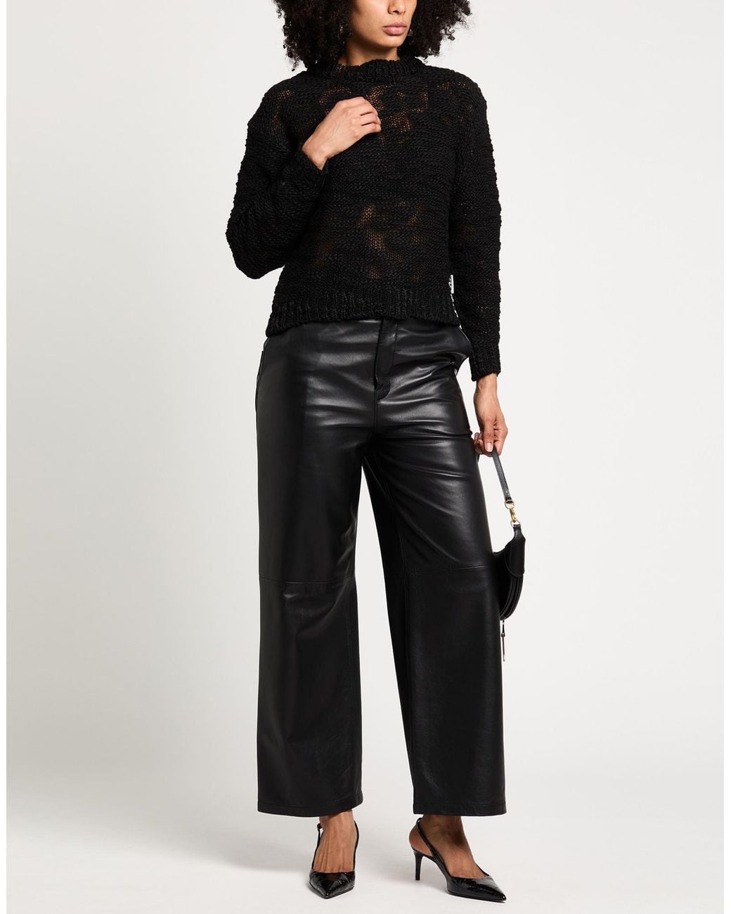 Berna Black Sweater Wool, Acrylic
