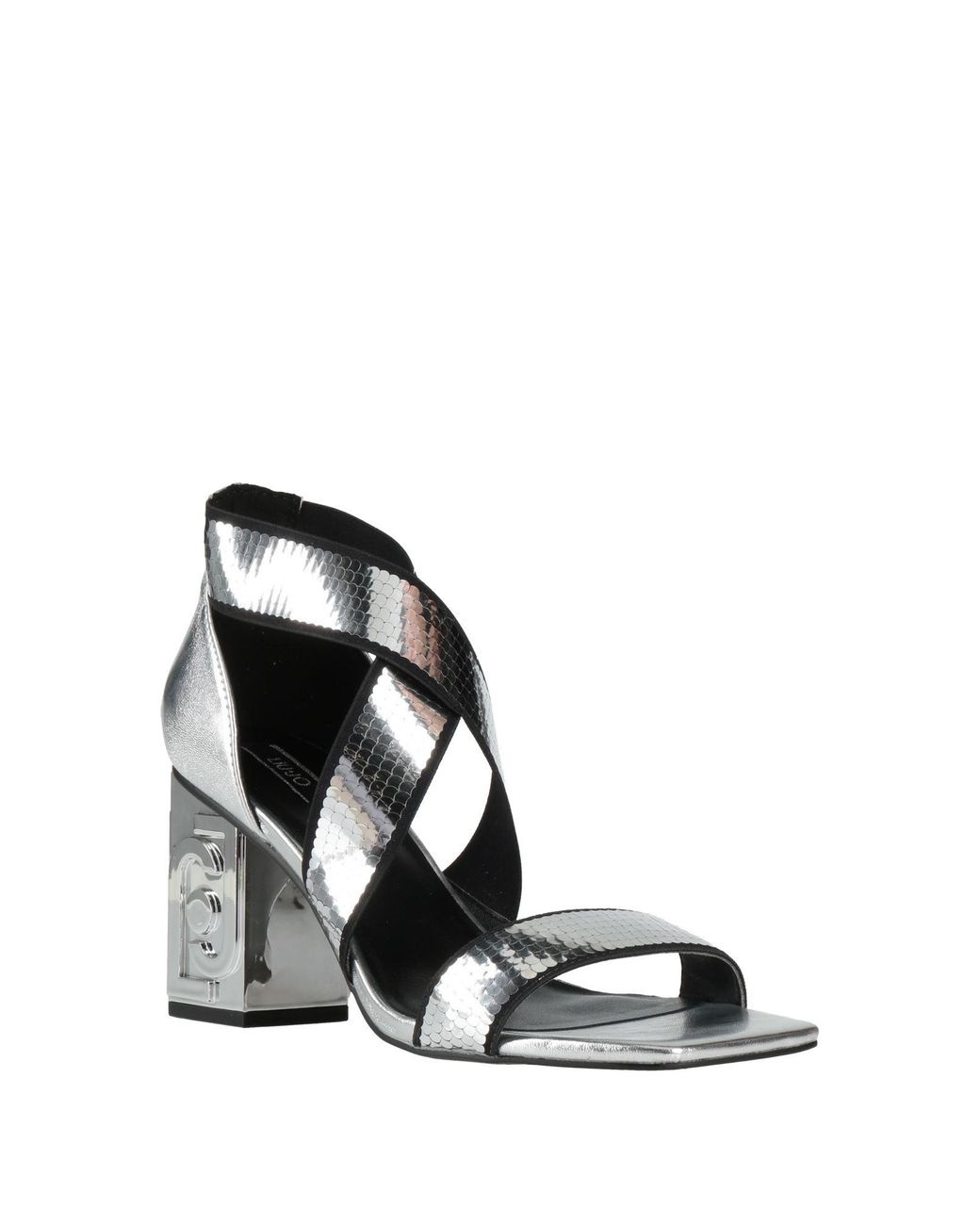 Liu Jo Metallic Sandals Textile Fibers